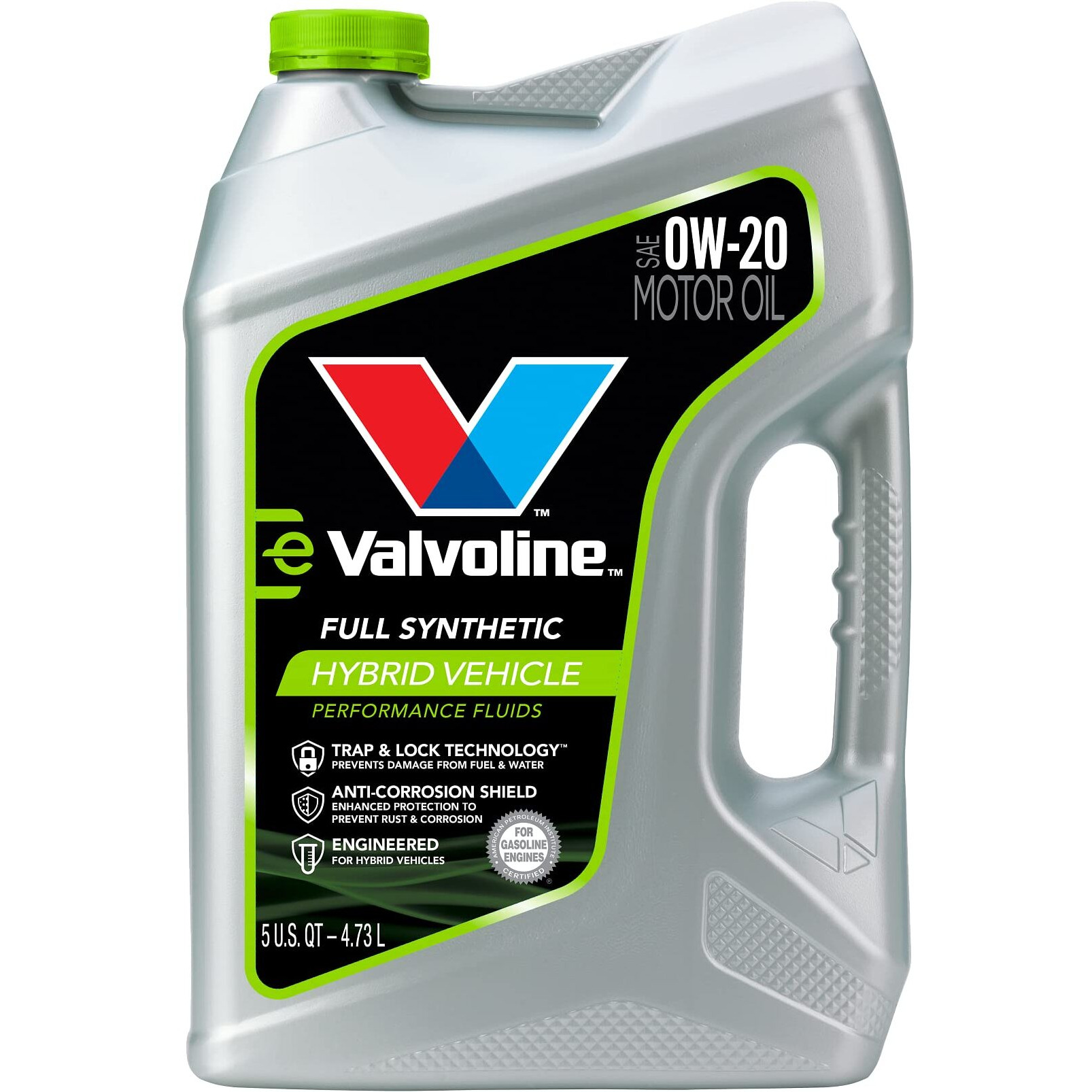 Valvoline Hybrid Vehicle 0W-20 Full Synthetic Motor Oil 5 Quart (Pack Of 3)