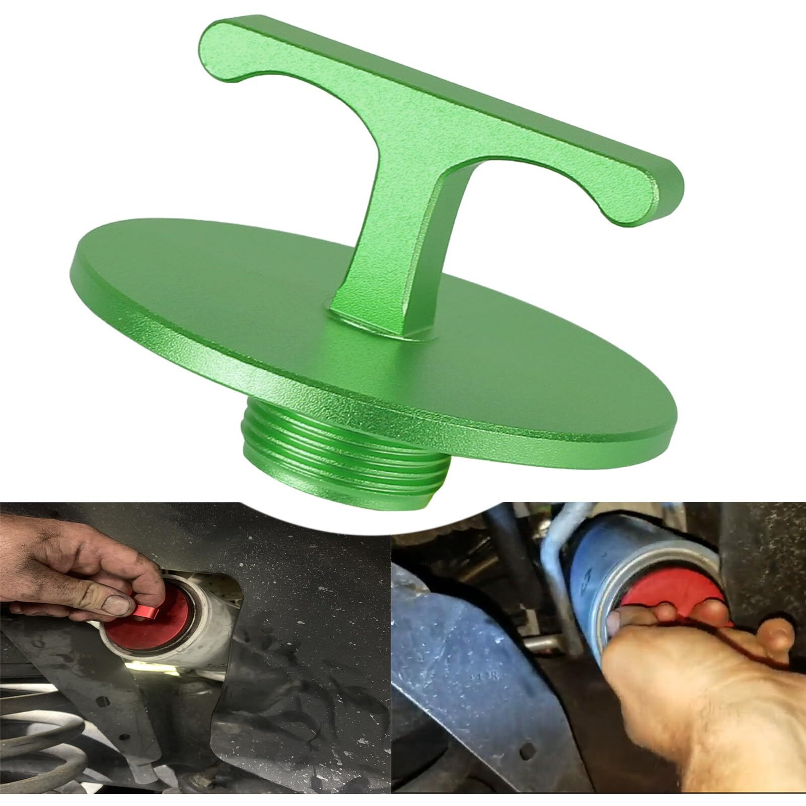 Aluminum Alloy Oil Filter Plug Tool, For Dodge Ram 2500, 3500, 4500, 5500, 5.7L 5.9L 6.4L 6.7L Cummins Turbo Diesel Mo285 05083285Aa Oil Filter Cap Plug Tool-Ram Accessorice