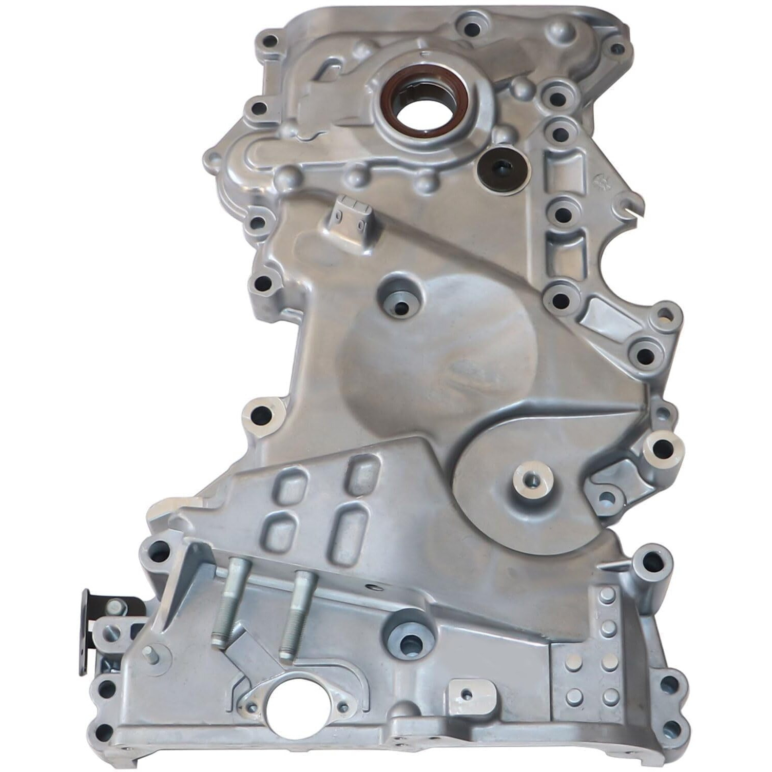 Priprilod Engine Oil Pump Timing Chain Cover 213502E740 Compatible With Hyundai Elantra Kona Veloster 2.0L L4 2017-2021 Compatible With Kia Forte 2.0L L4 2017-202021350-2E740