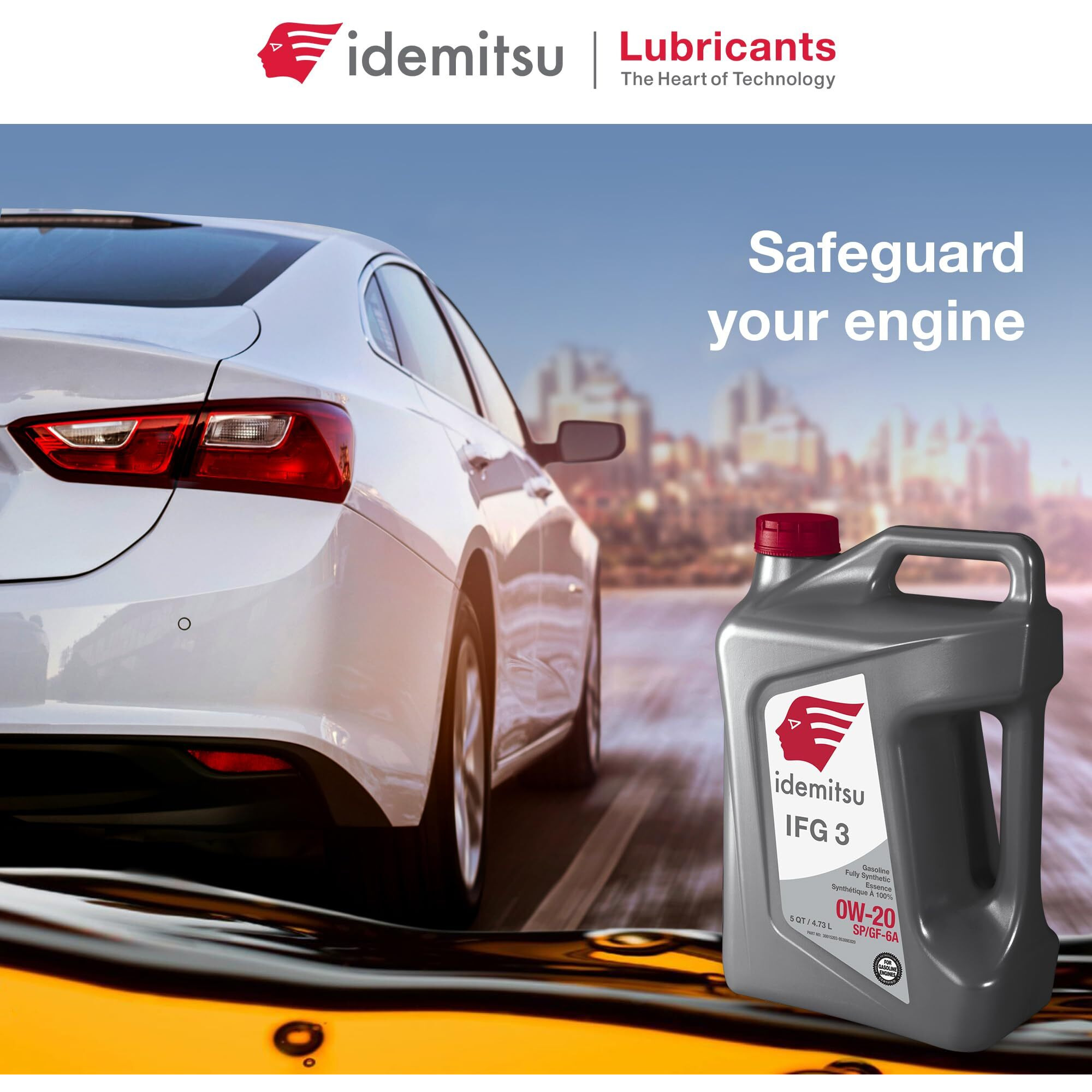 Idemitsu Ifg 3 0W-20 Motor Oil Full Synthetic- 5 Quart, Case Of 4 | Sp/Gf-6A Certified Engine Oil For Tgdi & Pfi Engines | Engineered For Maximum Efficiency And Protection