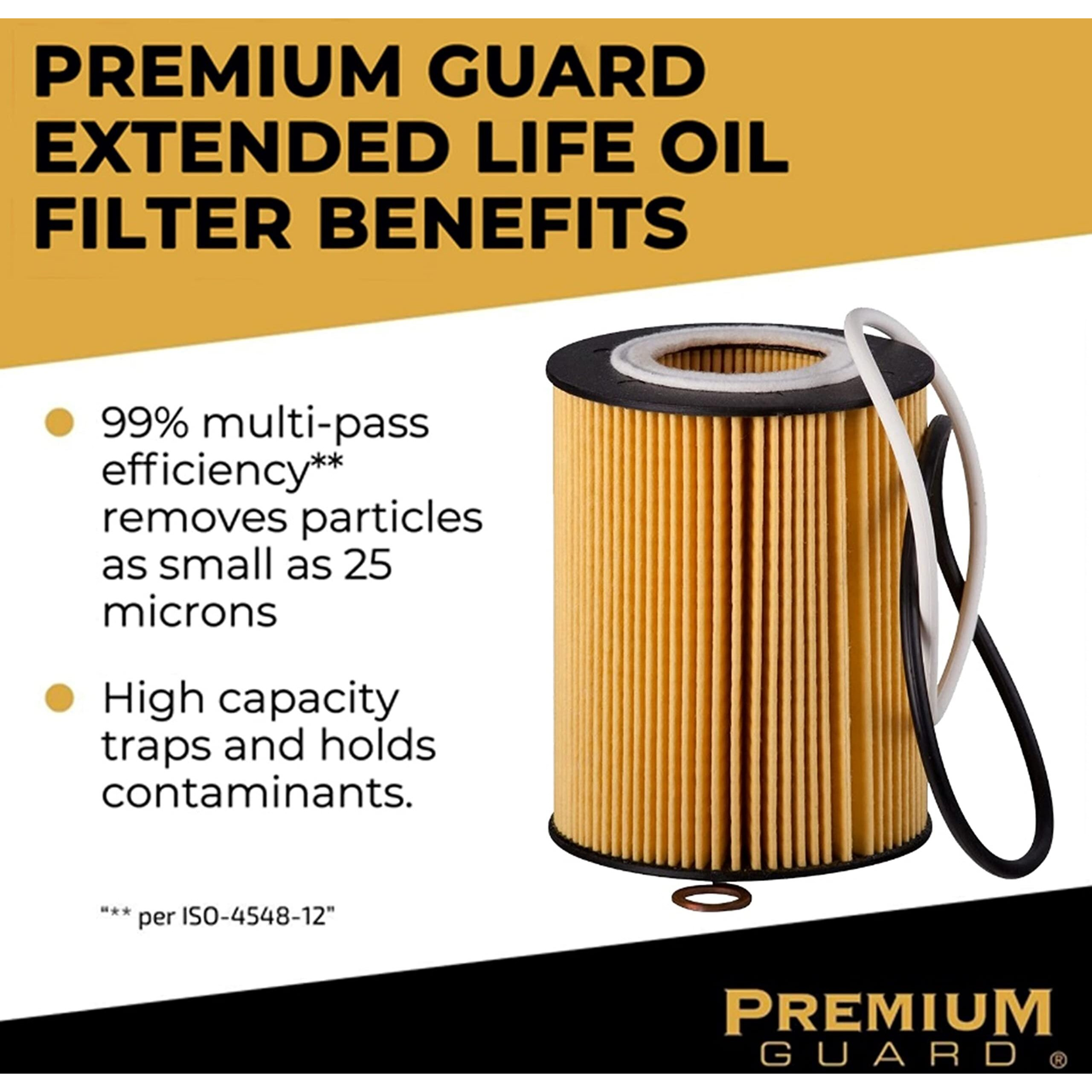 Pg5608Ex Extended Life Oil Filter Up To 10,000 Miles | Fits 2006-18 Toyota Rav4, 2007-20 Camry, Sienna, 2008-20 Highlander, 2005-20 Avalon, 2018 Lexus Rx350, 2011-16 Scion Tc (Pack Of 6)