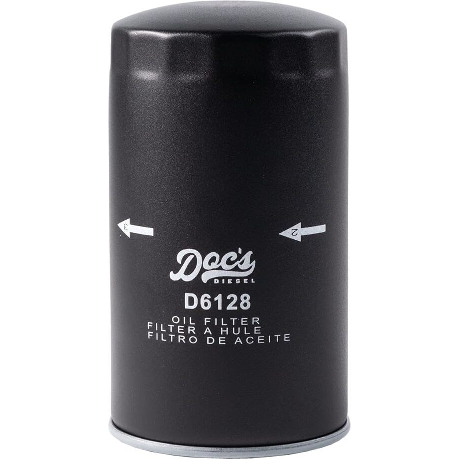Doc's Diesel Oil Filter 12-Pack D6128-12 | Compatible With Ford 6.7L Powerstroke F250, F350, F450, F550 2011+, Ford 6.7L Powerstroke F650, F750 2017+ | Replaces Fl2051