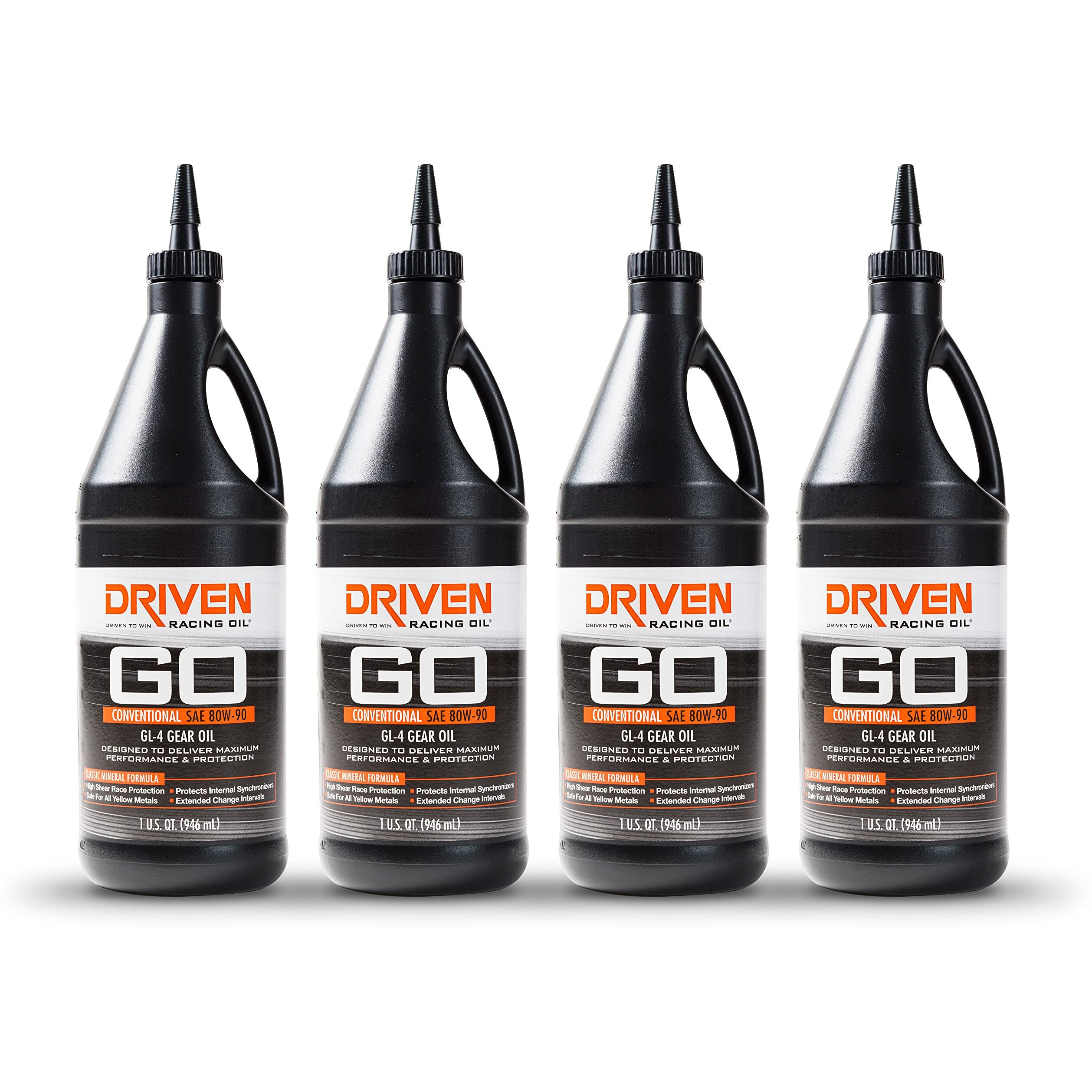 Driven Racing Oil Gl4 Gear Oil Sae 80W-90 (Four Quarts)