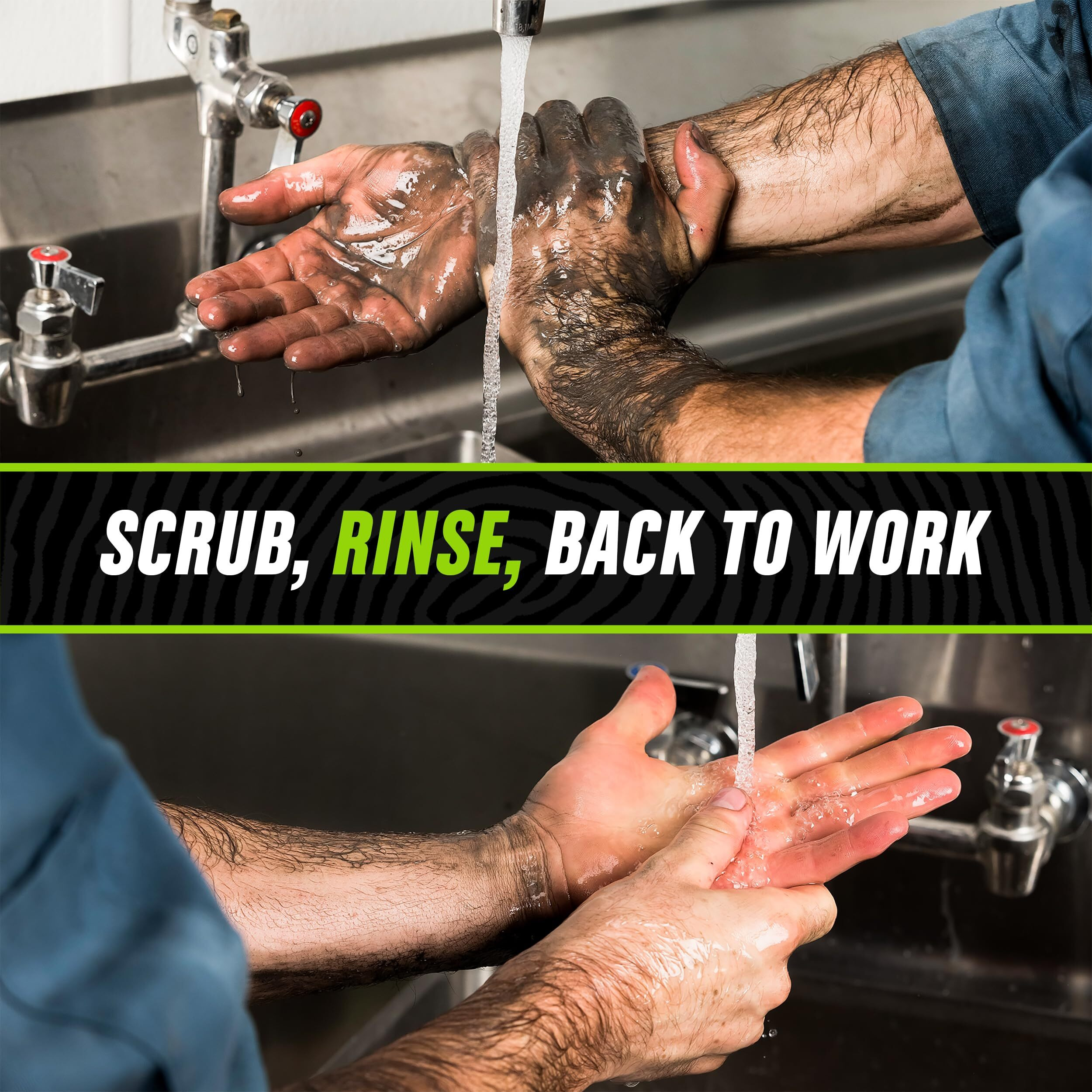 Grip Clean Ultra Heavy Duty Hand Cleaner For Auto Mechanics Dirt - Infused Walnut Hand Scrub - Exfoliating Waterless Hand Cleaner. Lemon Scented Mechanic Soap & Paint Remover, For Grease, Oil, Paints