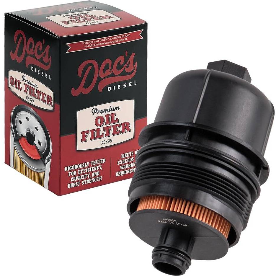 Doc's Diesel Oil Filter D11880 | Compatible With Jeep Wrangler/Gladiator 3.0L Ecodiesel 2020+, Ram 1500 3.0L Ecodiesel 2020+ | Replaces 68507598Aa, 68498720Aa