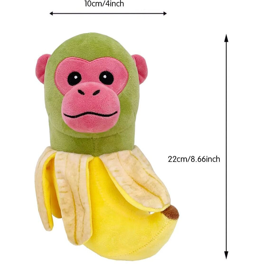 Italian Brainrot,Tung Tung Tung Sahur Plushies Toy 13Inch For Fans Gift, Soft Stuffed Animal Pillow For Home Kids' Bedroom Decor, Birthday Christmas Choice For Boys Girls(Banana Monkey)