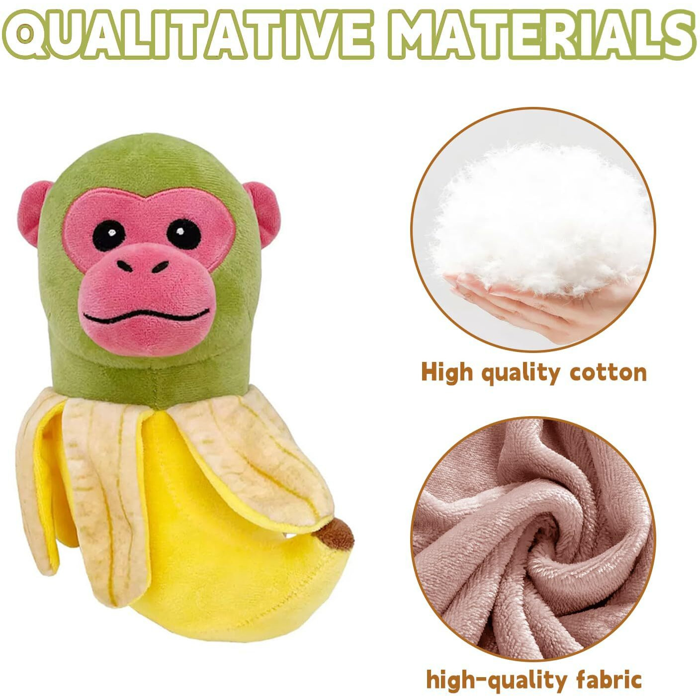 Italian Brainrot,Tung Tung Tung Sahur Plushies Toy 13Inch For Fans Gift, Soft Stuffed Animal Pillow For Home Kids' Bedroom Decor, Birthday Christmas Choice For Boys Girls(Banana Monkey)