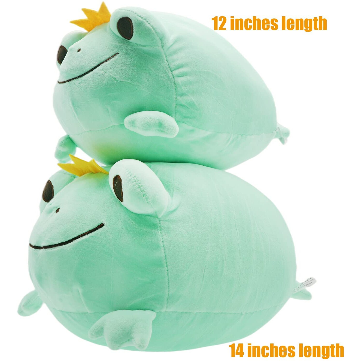 Cazoyee Super Soft Frog Plushies Gifts For Girls Boys, Cuddly Plush Decoration, Cute Frog Snuggly Hugging Pillow