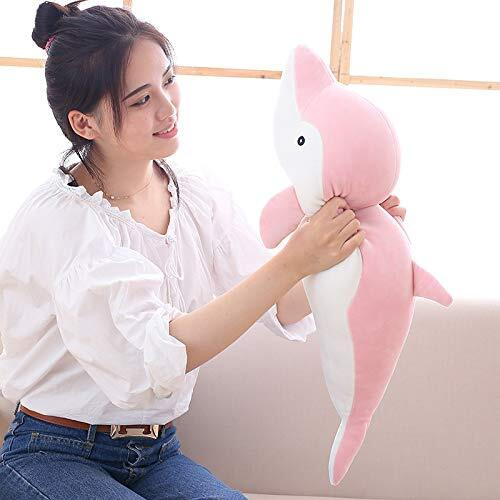 Cosgoo Soft Dolphin Plush Hugging Pillow - Cute Stuffed Animal Plushie For Kids, Perfect For Birthdays, Valentine's, Christmas...