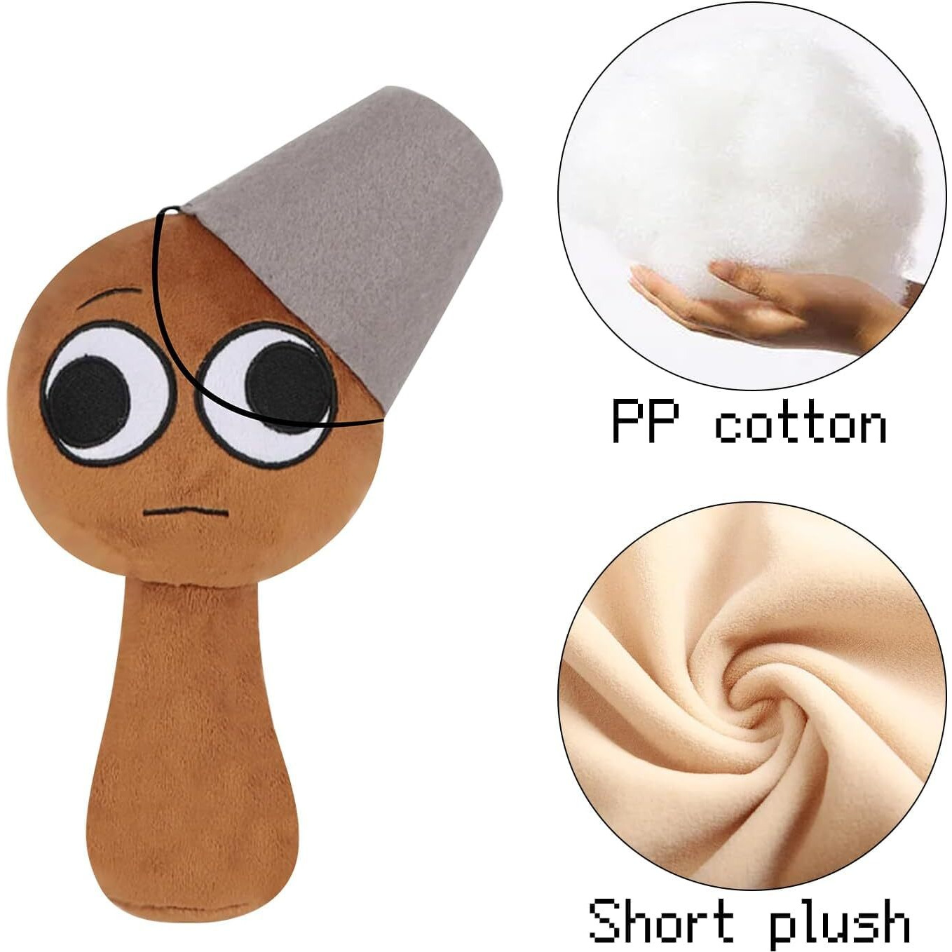 Plush Toys, Horror Games Plushies Toy For Fans, Soft Stuffed Animal Pillow Figure Doll Christmas Birthday Gifts For Adult Kids (Purple+Brown)