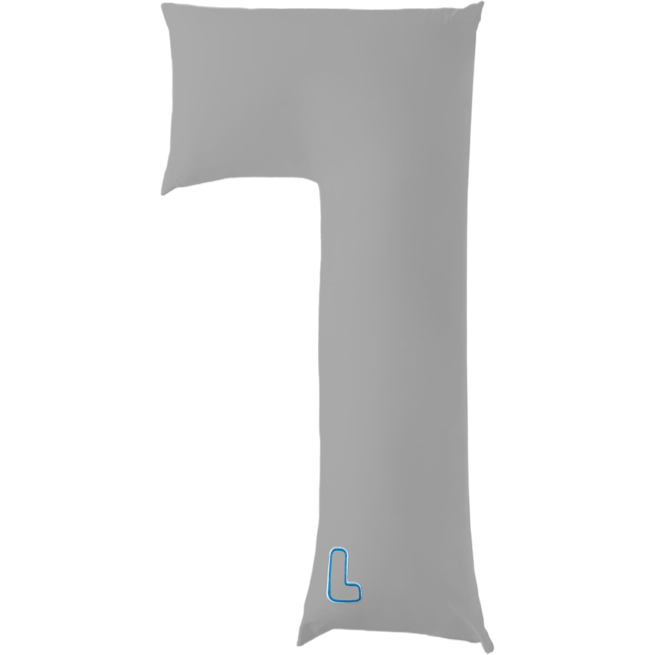 The Snuggl Doctor Designed Long Body L Shaped Body Support Pillow For Side Sleepers And Pregnancy With Hypoallergenic Cool Gel Fibers, Back Support And Knee Pillow (Includes 2 Pillowcases)
