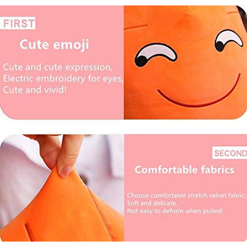 Xizhi 26Inch Carrot Hugging Pillow, Kids Pillows Plush,Cute Stuffed Animals Doll Toy Gifts,For Bedroom, Sofa, Office Decoration