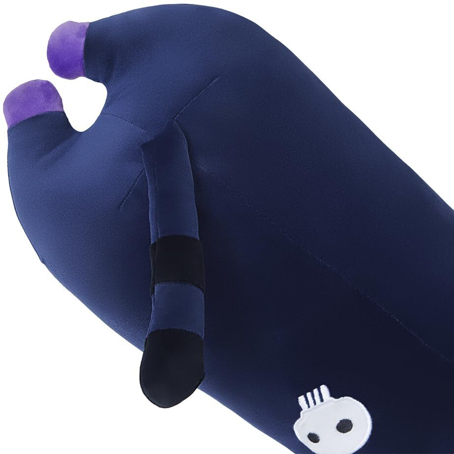 Yeqivo Cat Plush Body Pillow, Cute Cat Long Stuffed Animals Soft Cat Plushies, Purple Kitten Plush Toys For Kids Girlfriend(70Cm/27.5Inch)