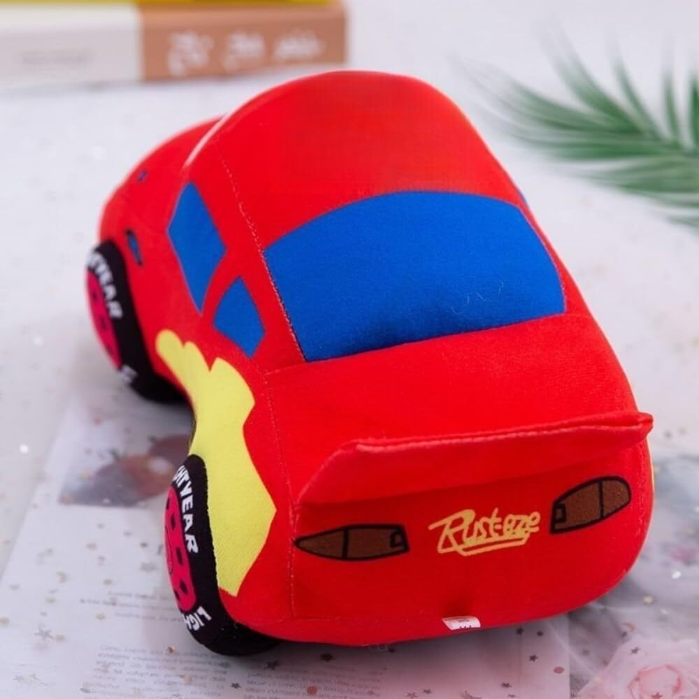 Xshelley 9.5 Inch Car Plush Toy, Car Shaped Plush Pillow, Super Cute Car Plush Cushion, Racing Car Stuffed Doll Great Gift For Kids Birthday Party