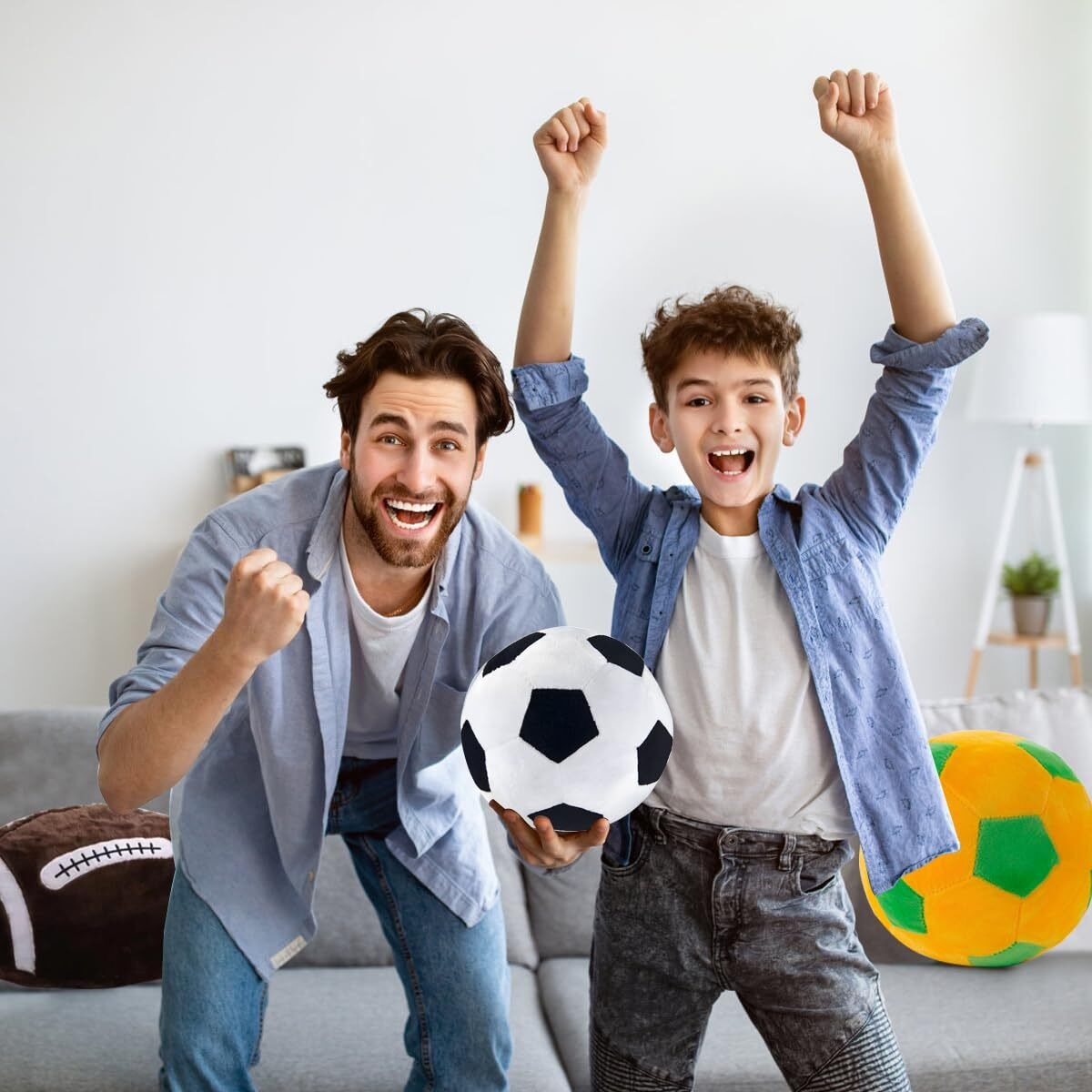 Ophrbu Basketball Sports Pillow Fluffy Soft Throw Pillow Toy ,9"" Orbicular Durable Sport Basketball Plush Toys,Plush Pillow Toys Gift For Kids Boy Girls Children Room Decoration