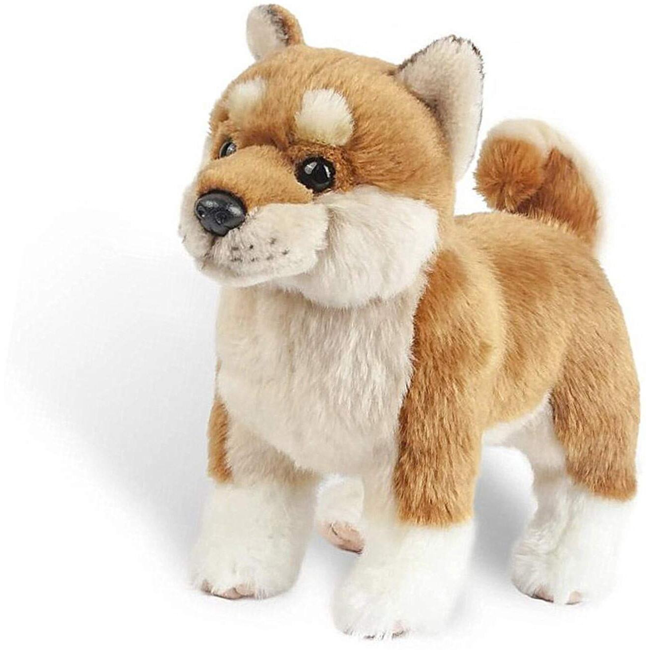 Tammyflyfly Shiba Inu Plush Corgi Pillow Cute Dog Doll Stuffed Animal Plush Toy 12 Inches (Brown)