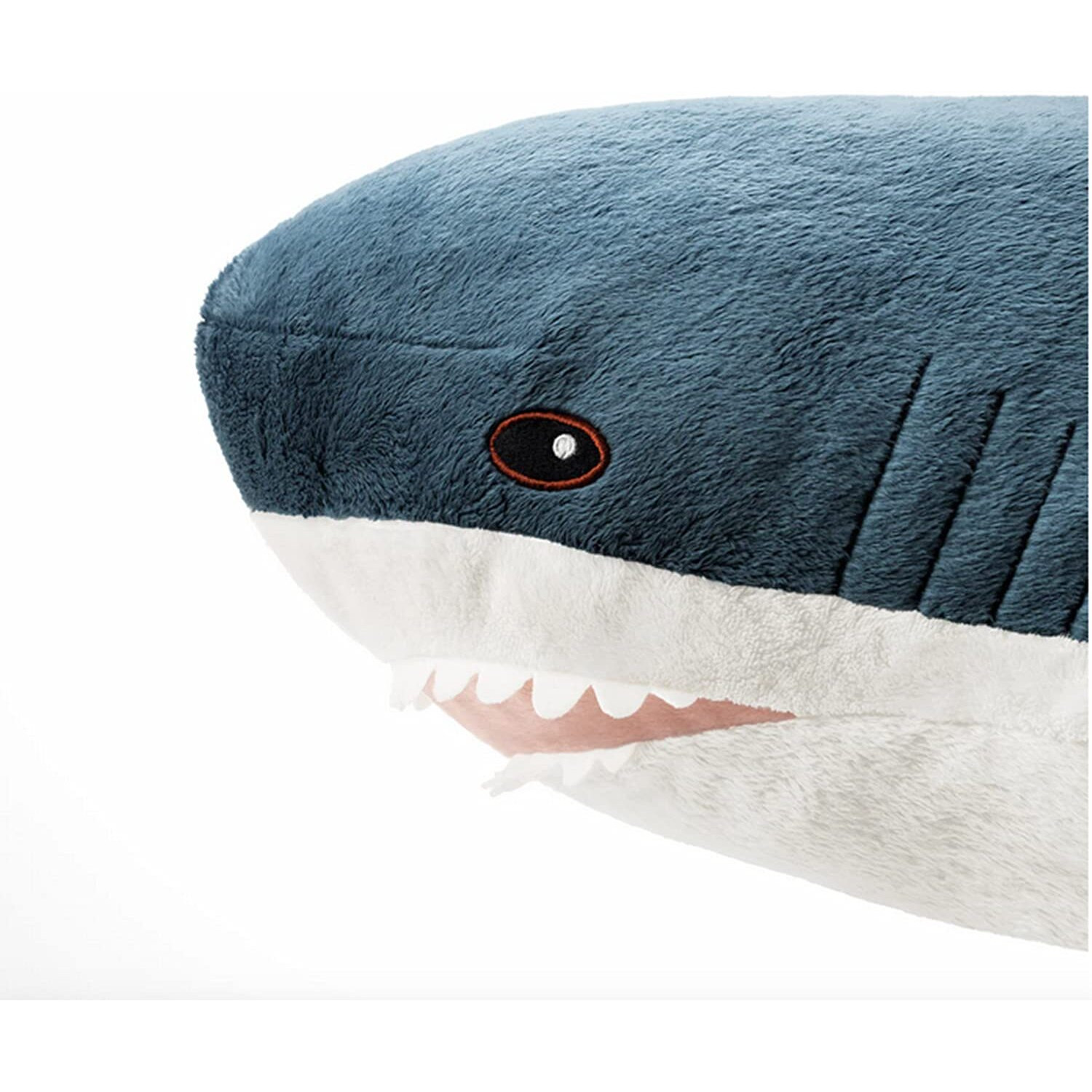 Dongai Plush Shark Toy Pillow, 31-Inch Giant Shark Plush Animal Toy Super Soft And Cute Pillow Childrens Boys And Girls Room Decoration Bedtime Gift (80Cm,Blue) (Blue)