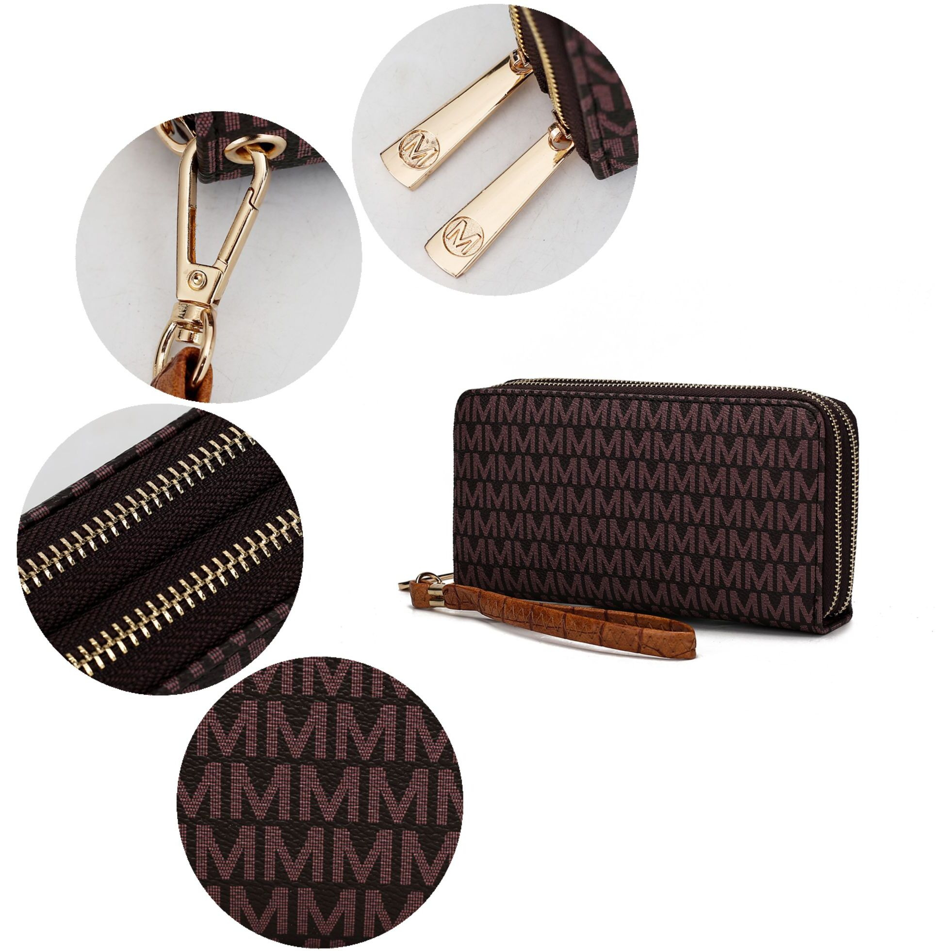 Noemy M Signature WalletWristlet(D0102H26M8U)