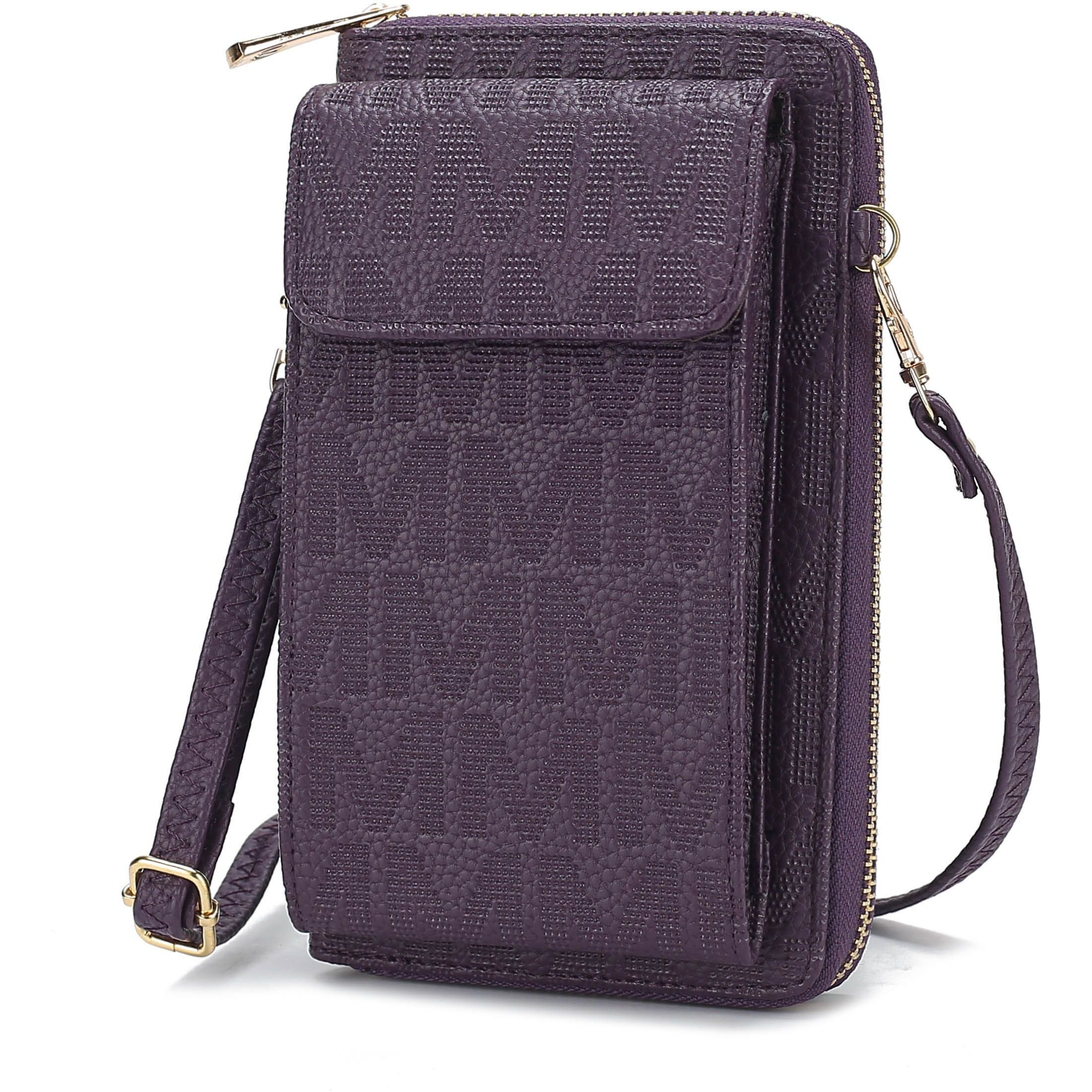 caddy Vegan Leather Women Phone Wallet crossbody(D0102H5T5ET)