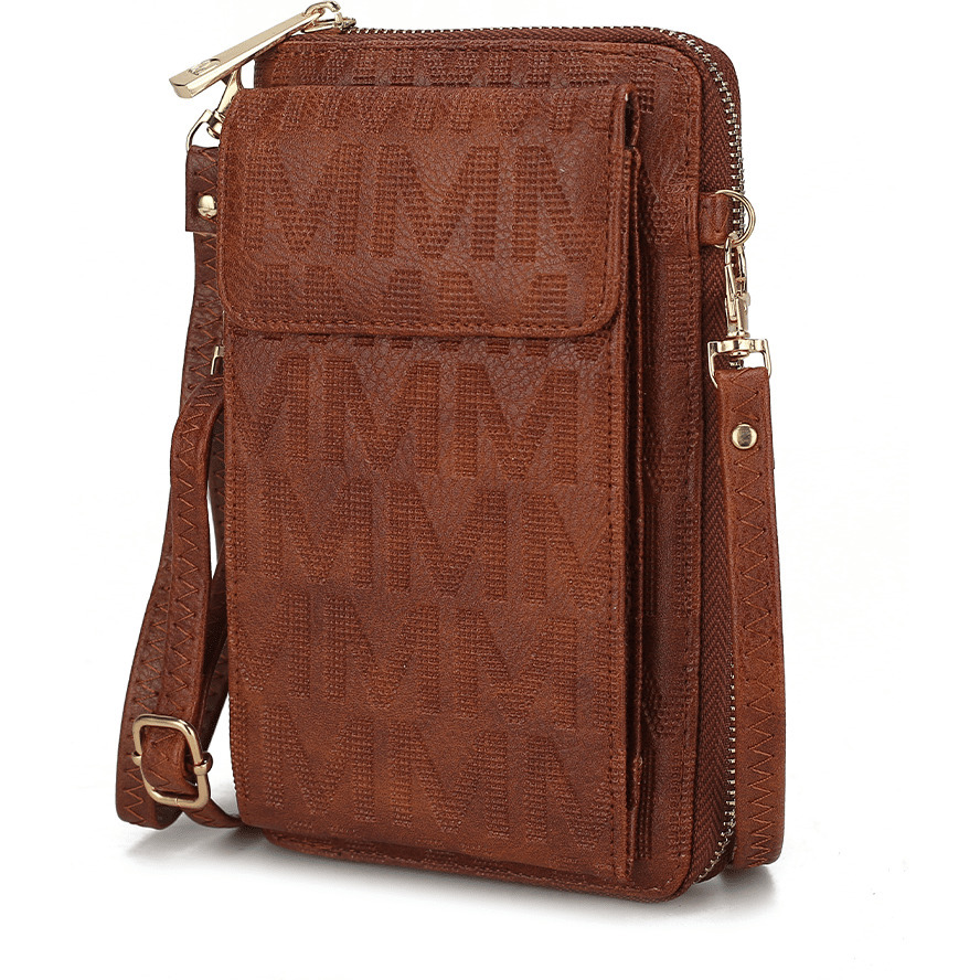 caddy Vegan Leather Women Phone Wallet crossbody(D0102H2NVYA)