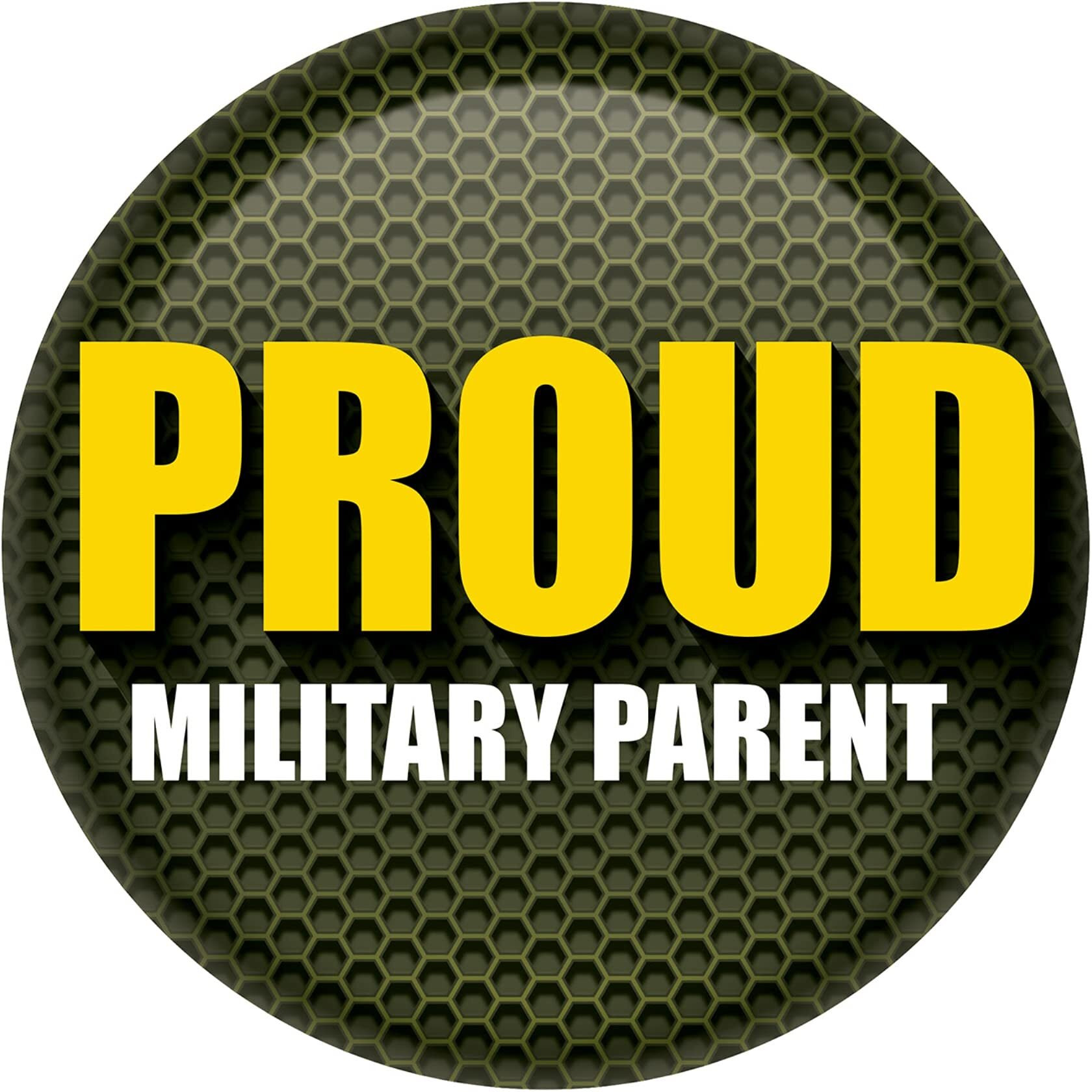 Proud Military Parent Button