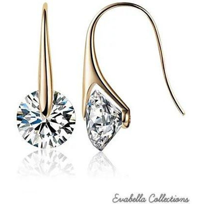 BOUTIQUE DIAMONDS - Charming Swarovski Drop Earrings
