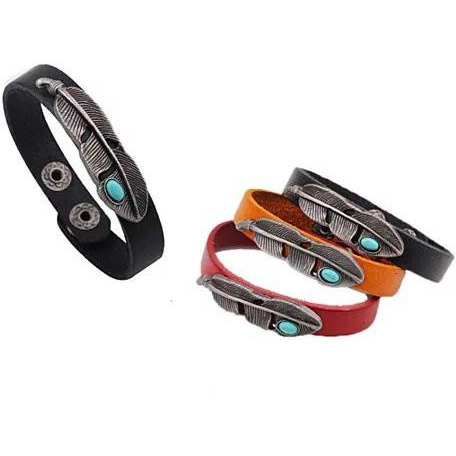 Strength & Beauty Genuine Leather Bracelet