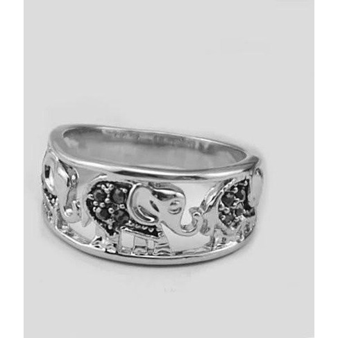 Trunks And Tails Playful Elephants Ring