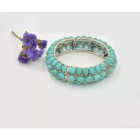 Blue Bella The Turquoise Sophistication Stretch Bracelet