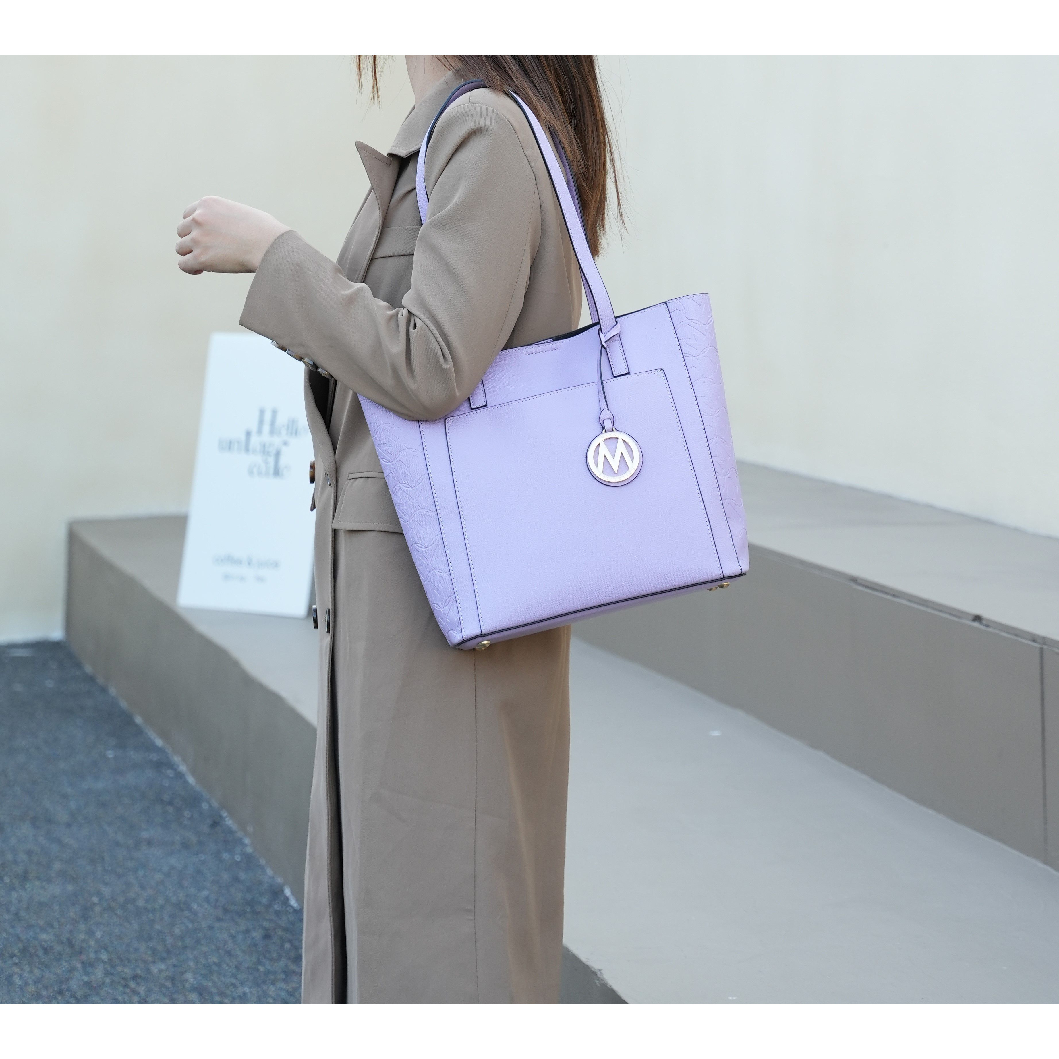 MKF Collection Lea Tote Handbag Vegan Leather Women by Mia k