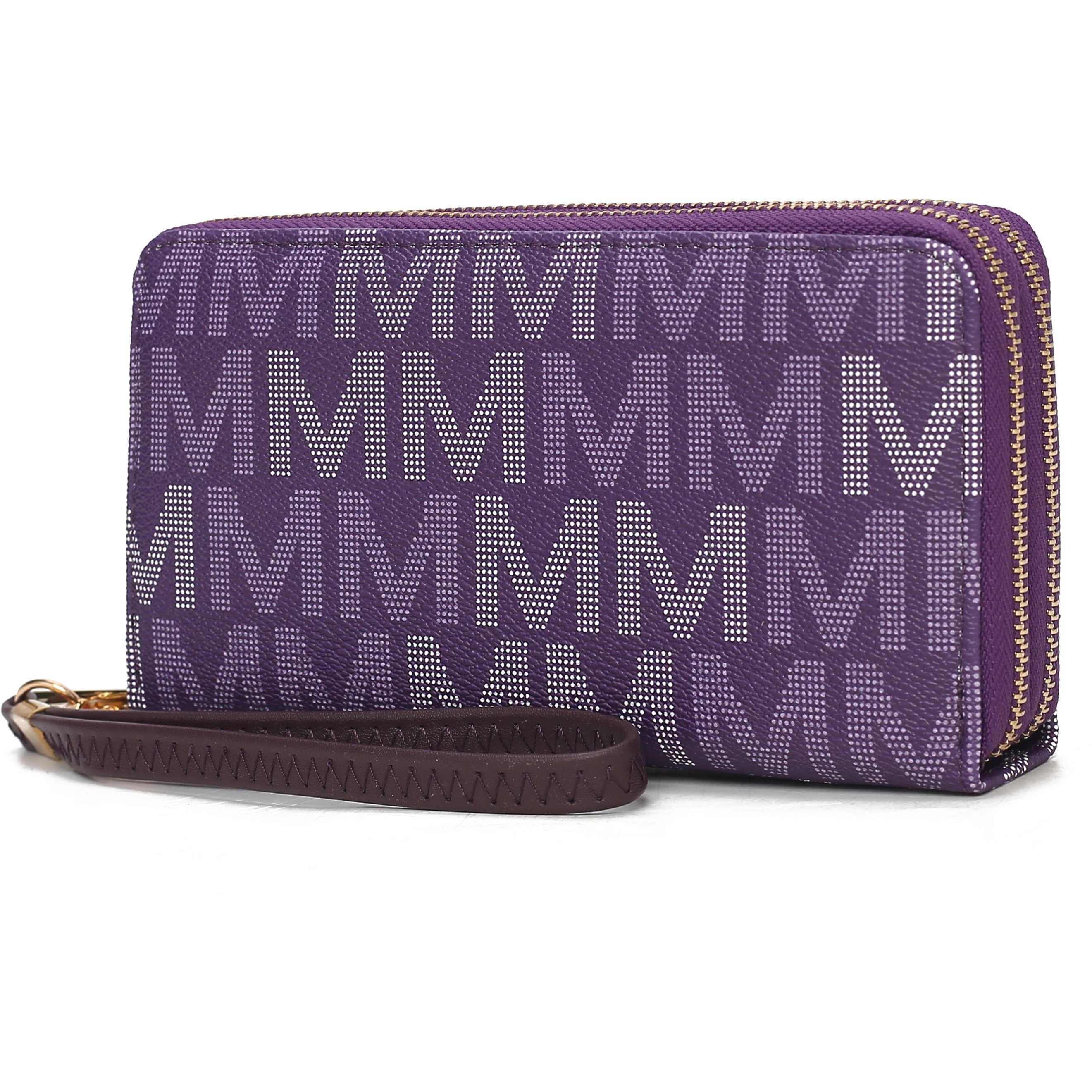 MKF Collection Hofstra M Signature Wallet Wristlet by Mia k