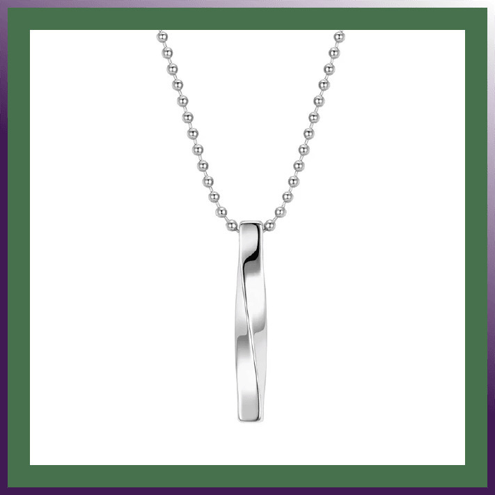 Rhombus Titanium Necklace
