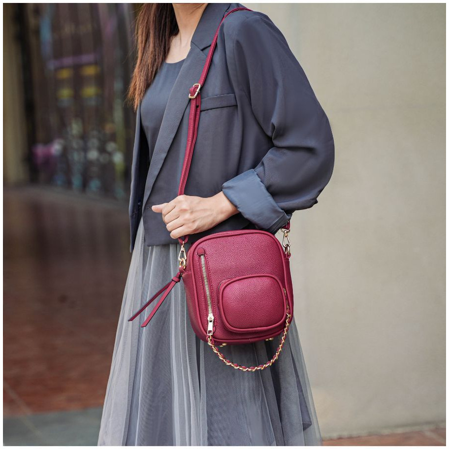 MKF Collection Winona Vegan Leather Women Crossbody bag by Mia k