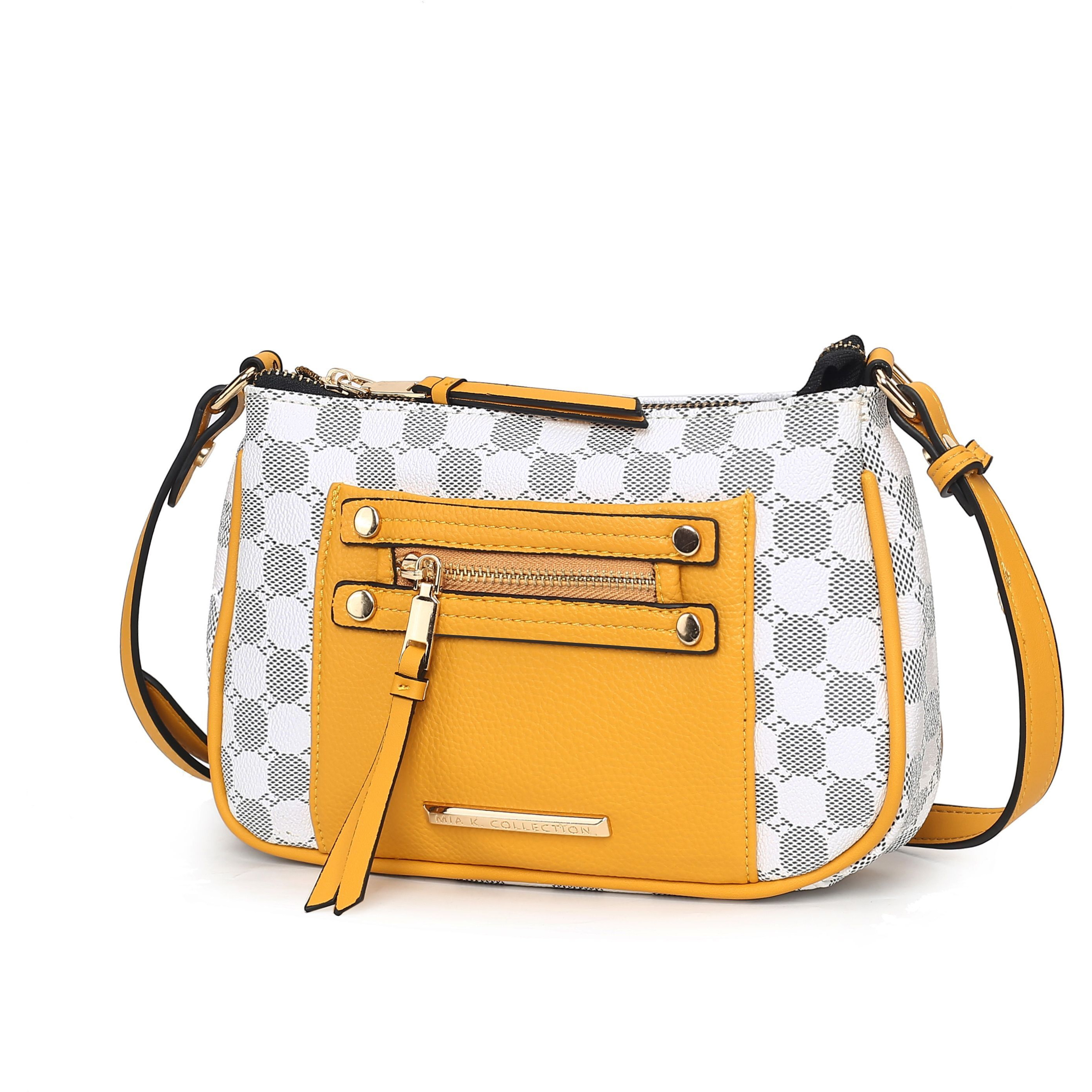 MKF Collection Essie Circular Print Vegan Leather Women's Crossbody Bag by Mia K