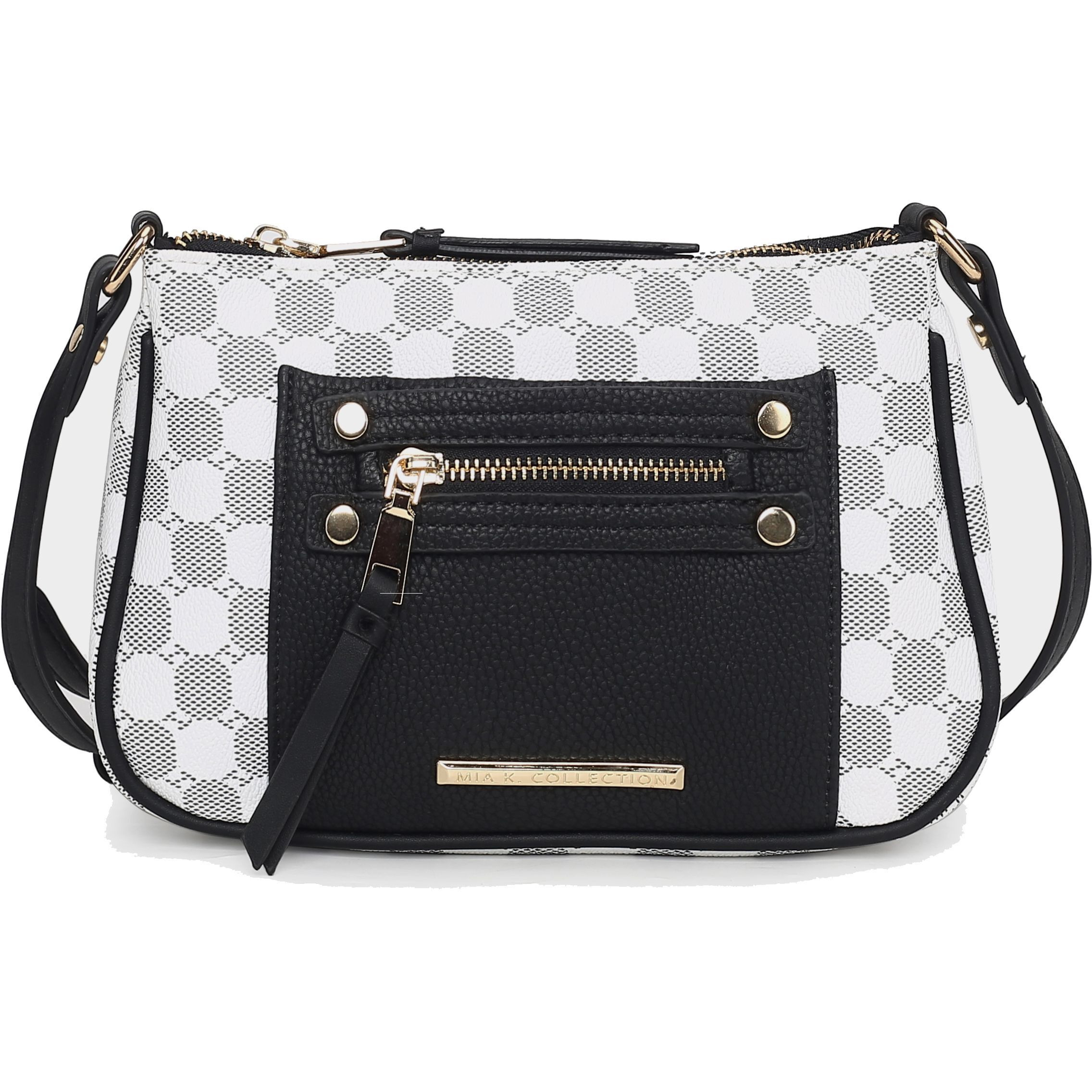 MKF Collection Essie Circular Print Vegan Leather Women's Crossbody Bag by Mia K
