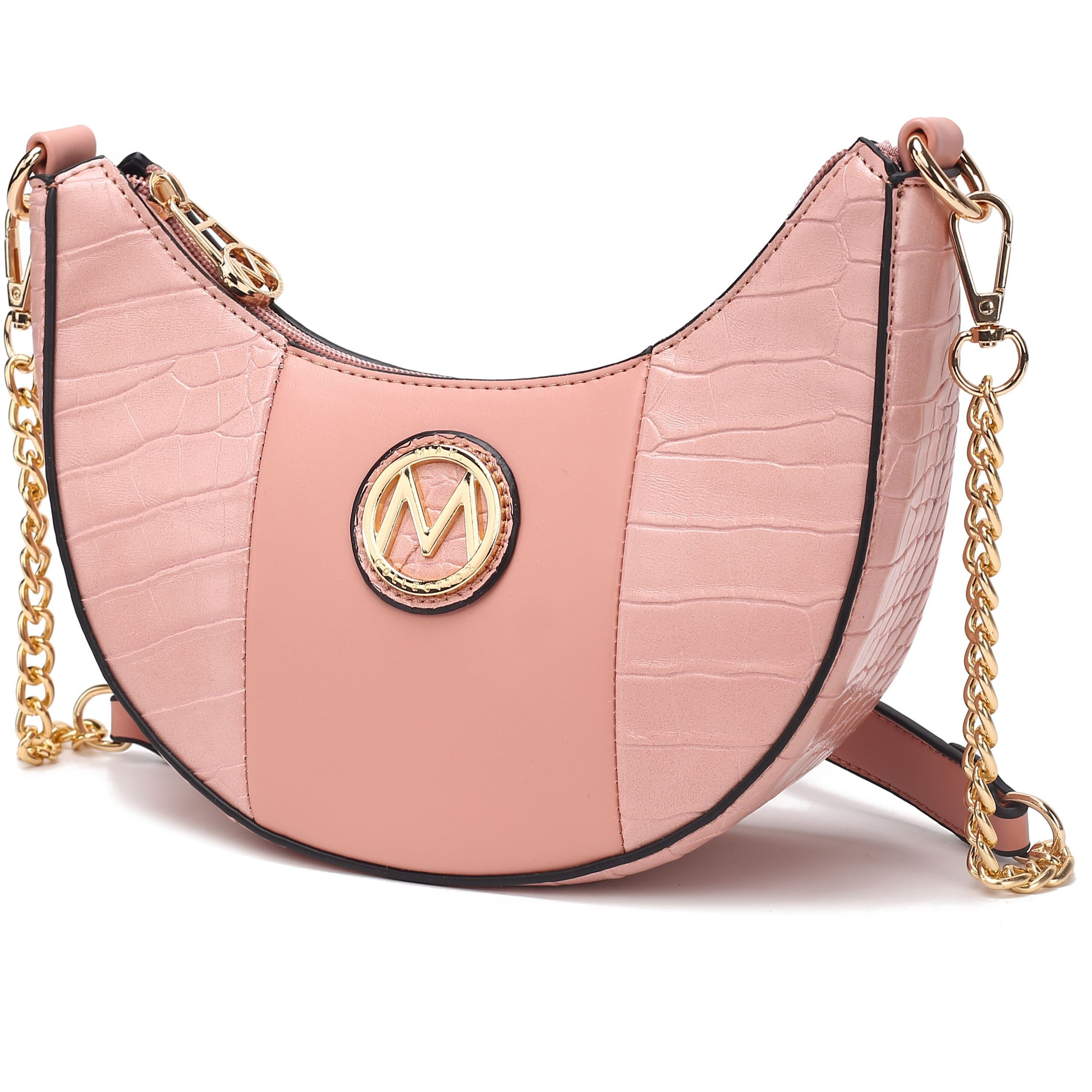 MKF Collection Amira Crocodile Embossed Vegan Leather Women Shoulder Bag by Mia K