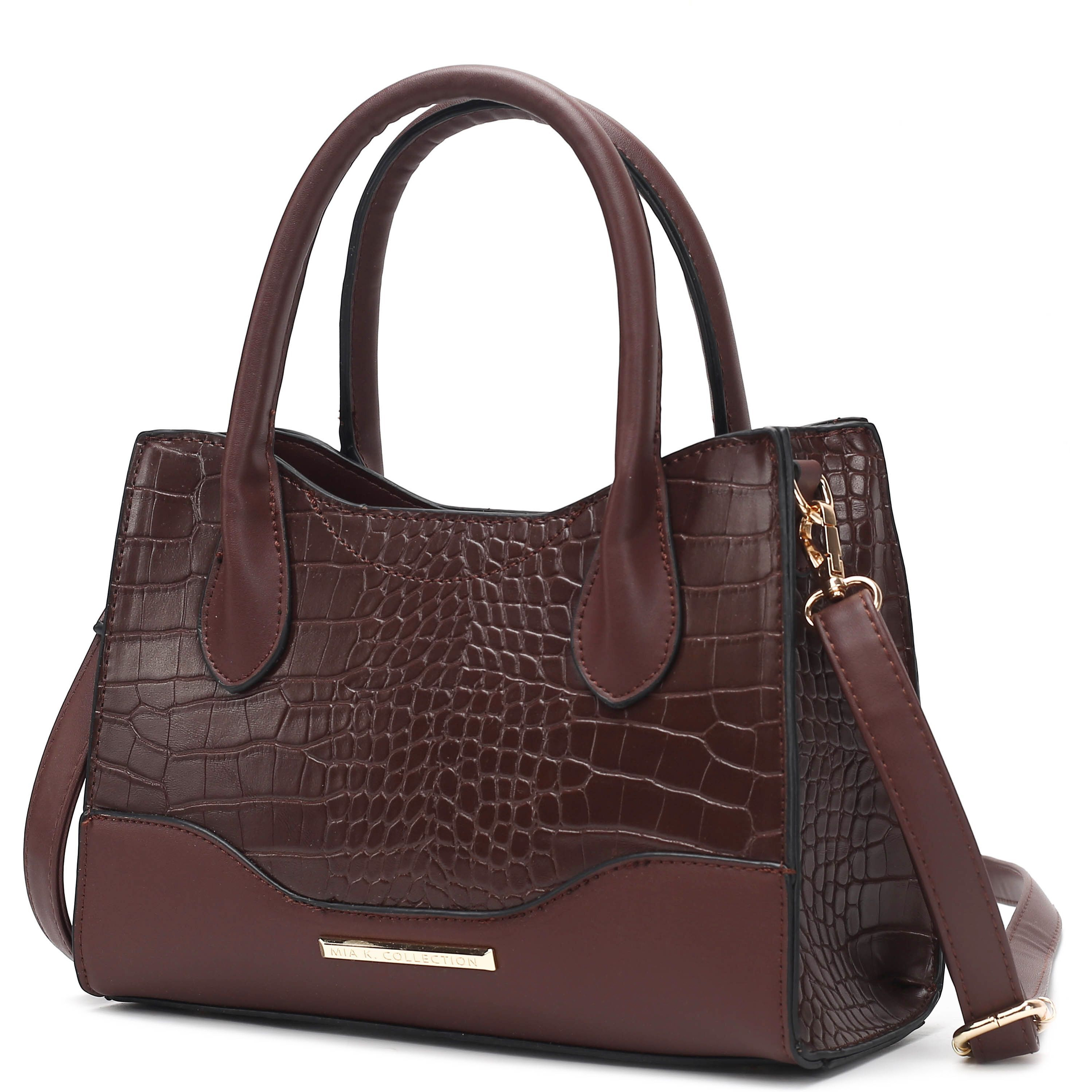 MKF Collection Gili Crocodile Embossed Vegan Leather Women Tote Bag by Mia K