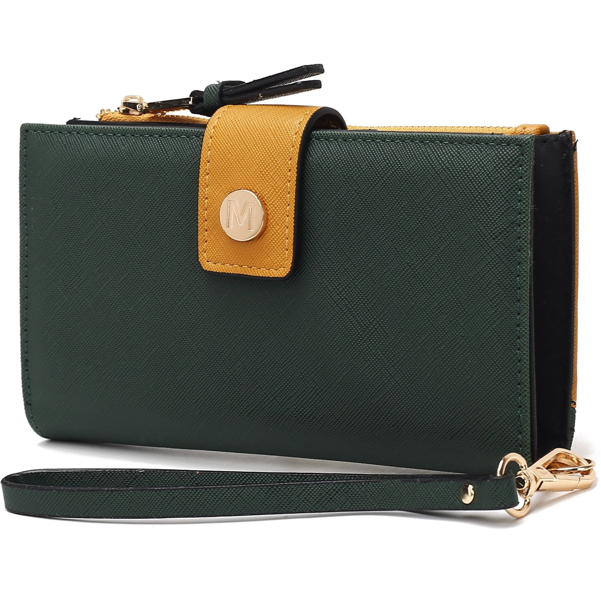 MKF Collection Solene Vegan Leather Women Wristlet Wallet by Mia K