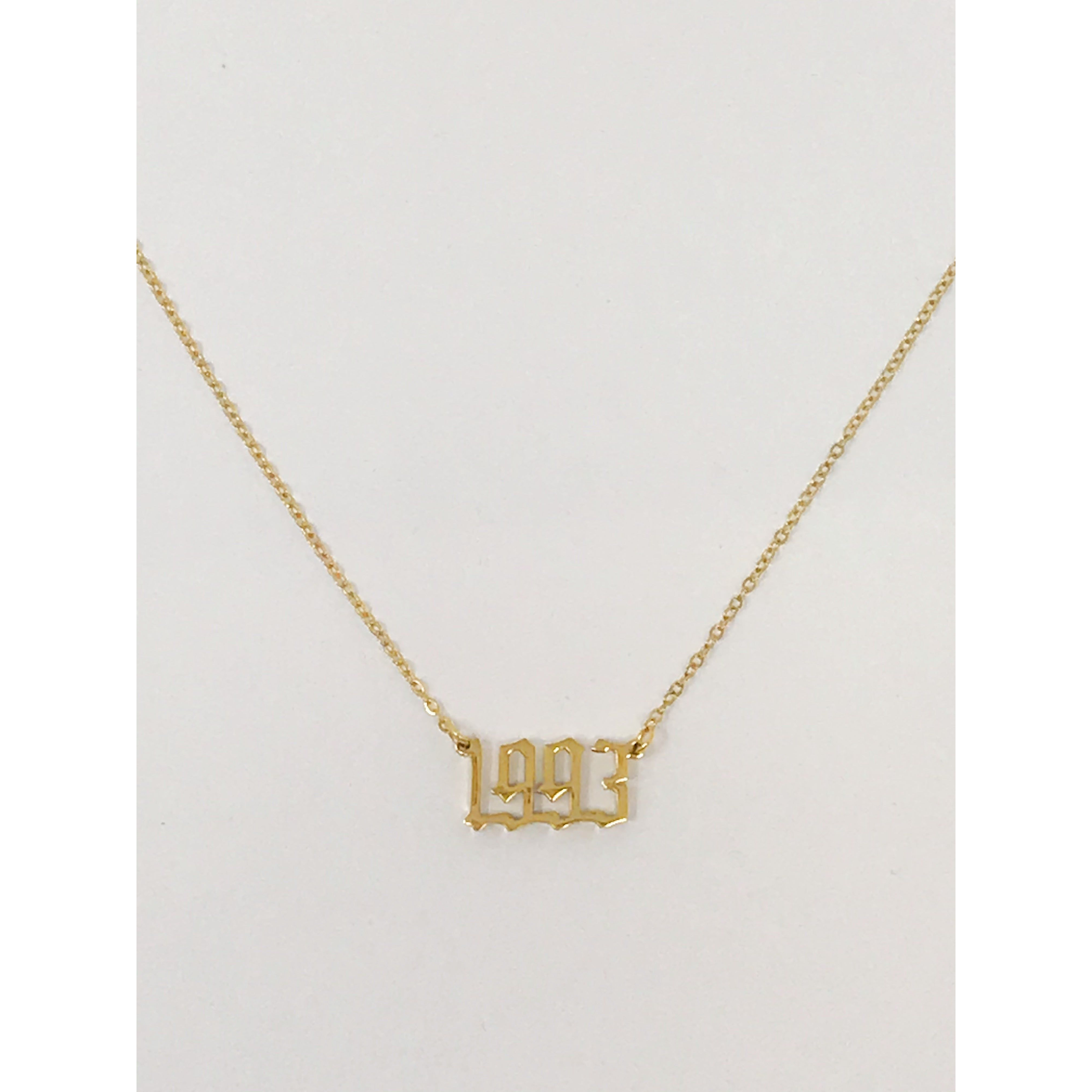 Birth Year Necklace
