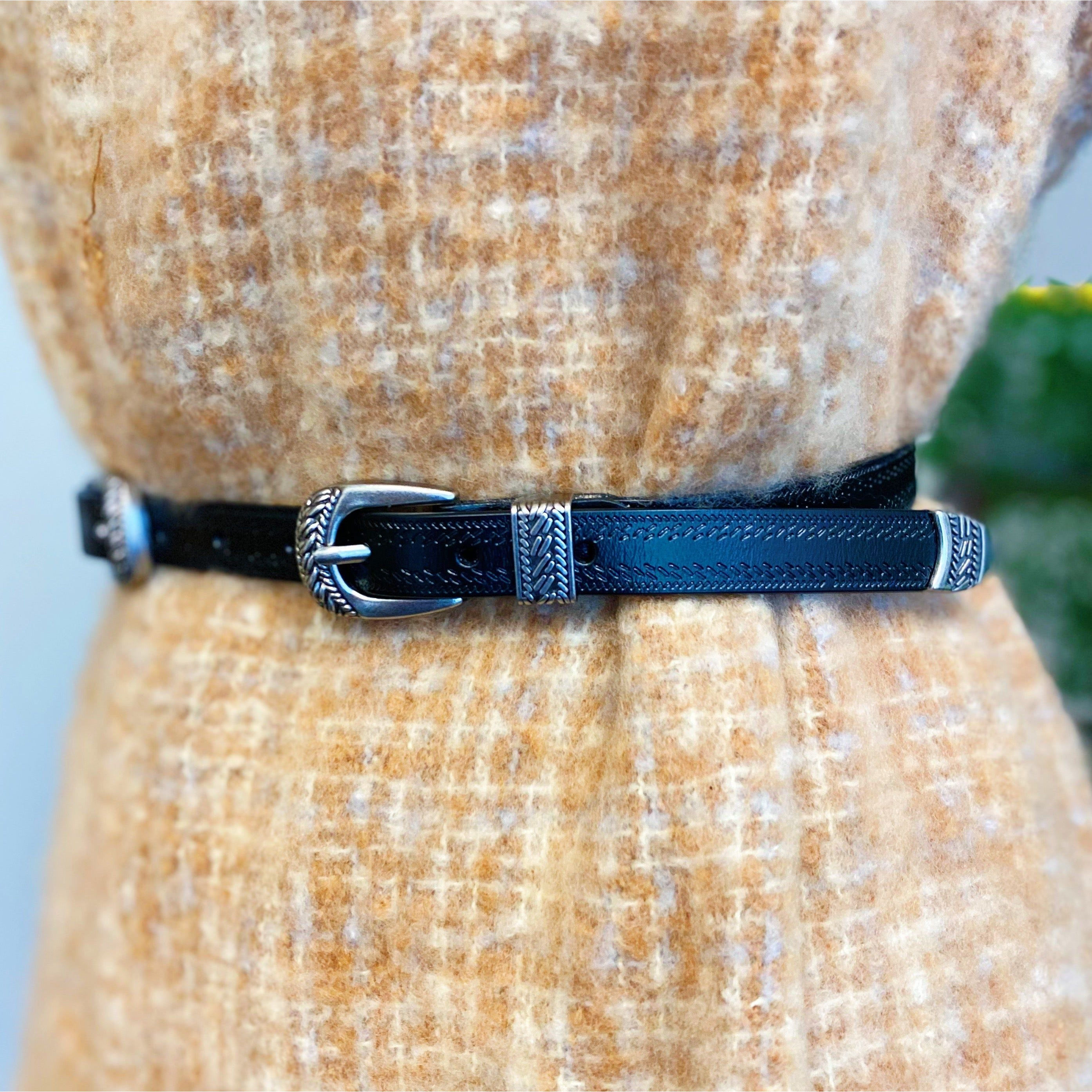 Genuine Double Buckle Belt