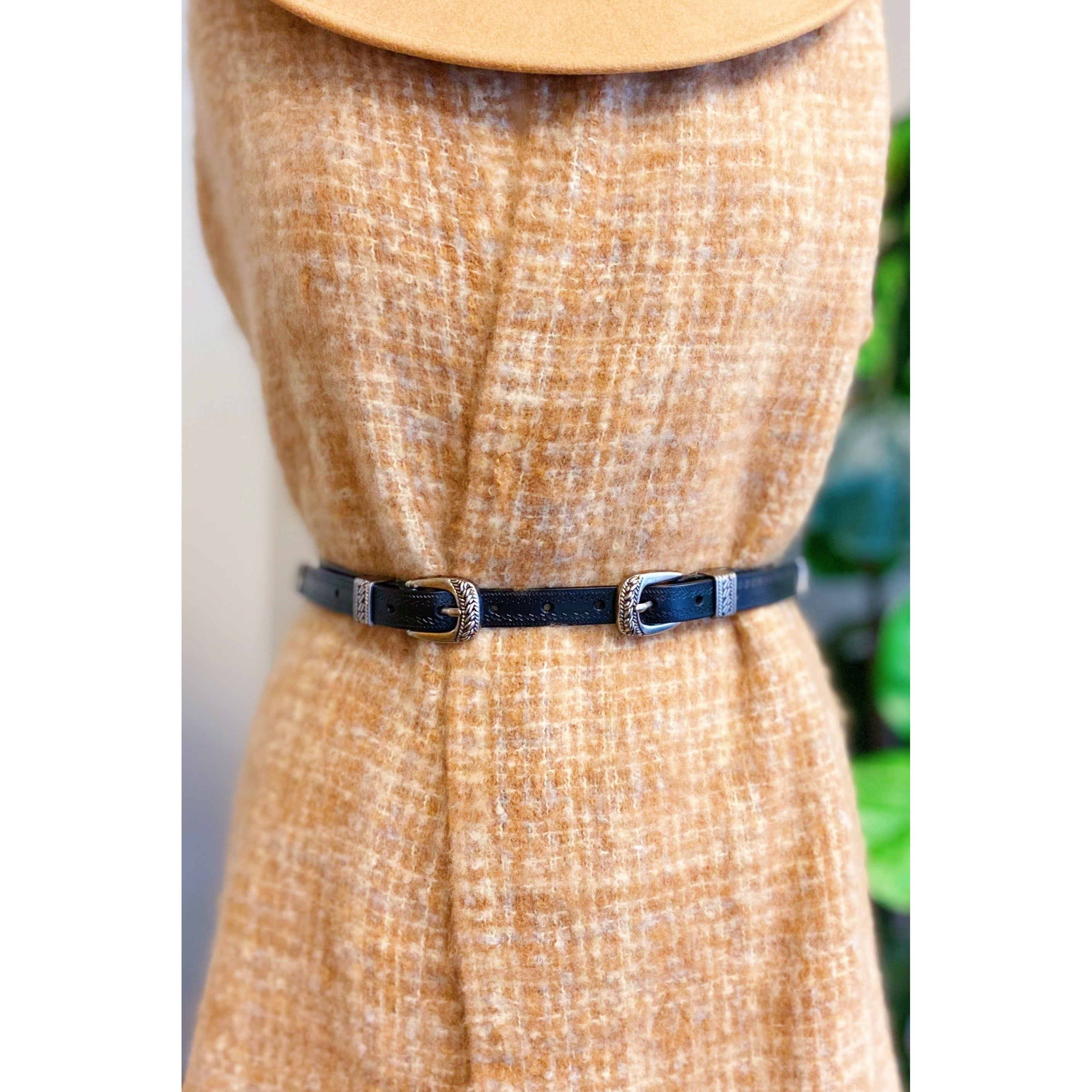 Genuine Double Buckle Belt