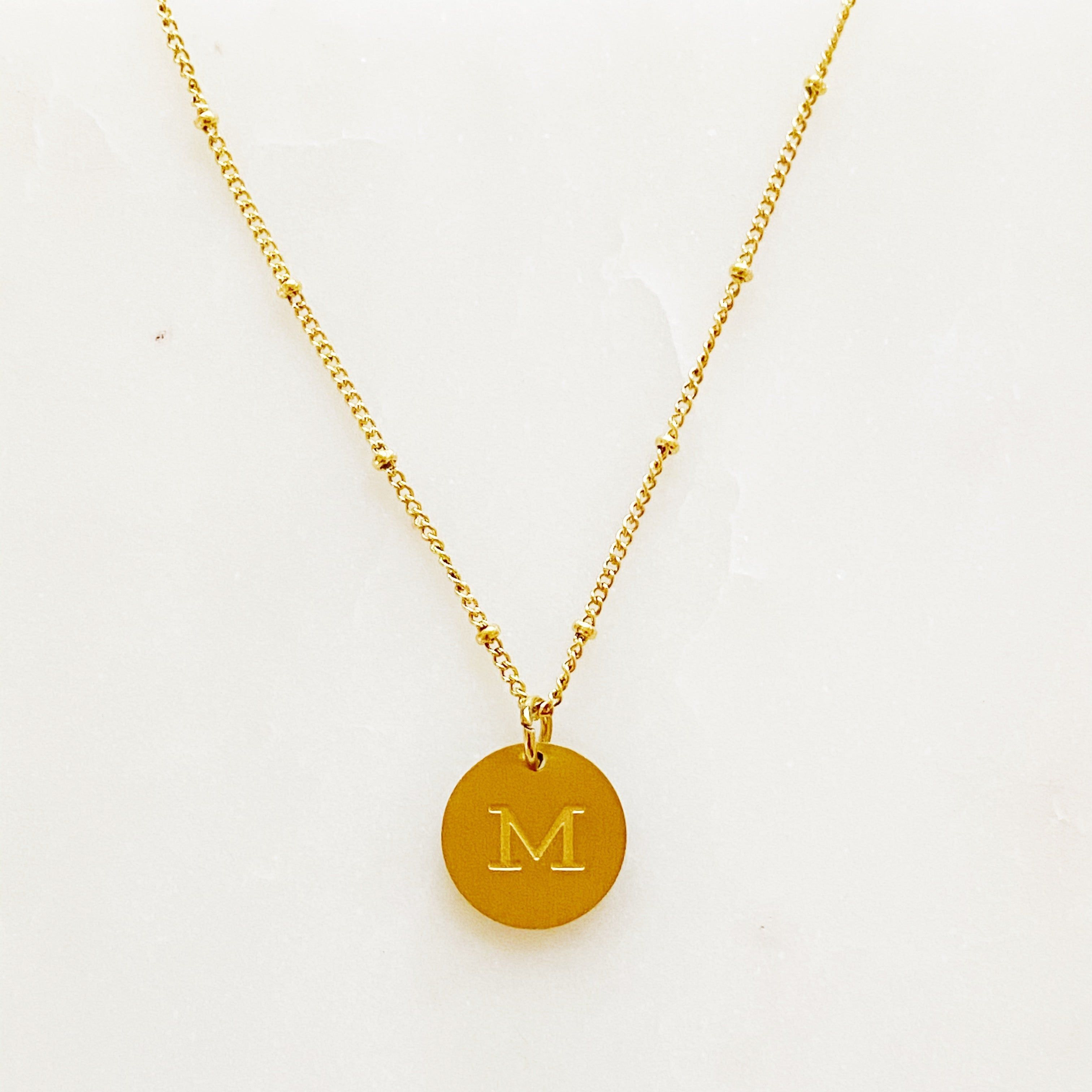 Ellison + Young Singular Charm Initial Necklace