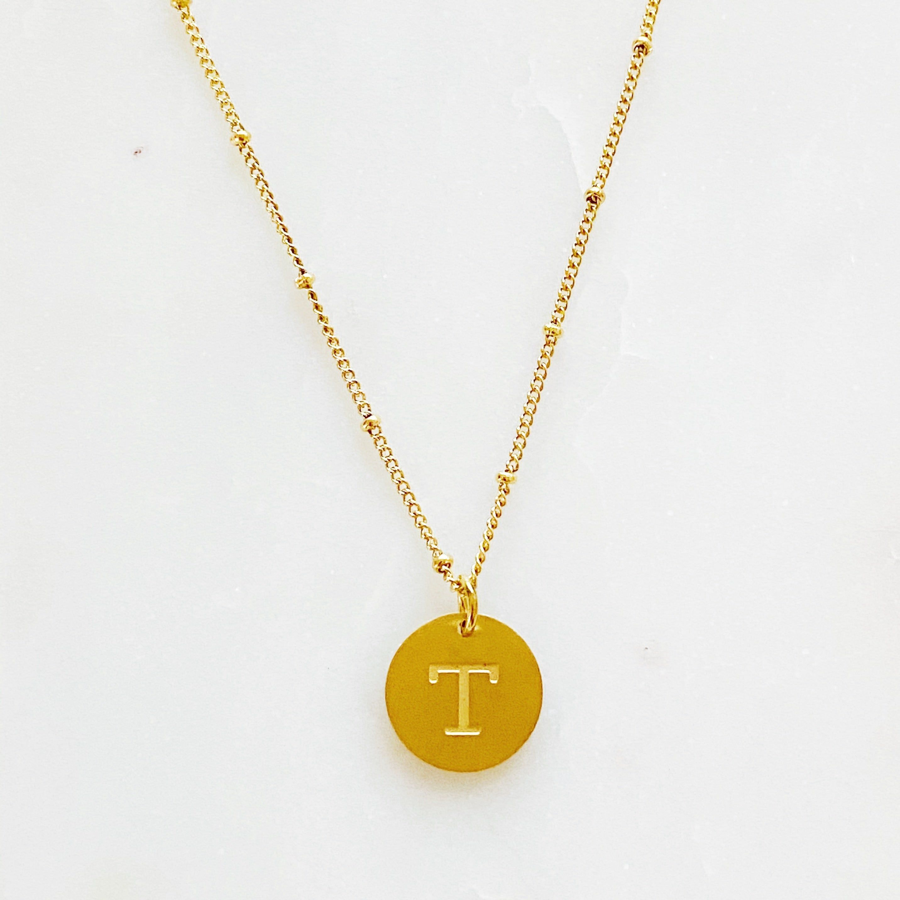 Ellison + Young Singular Charm Initial Necklace