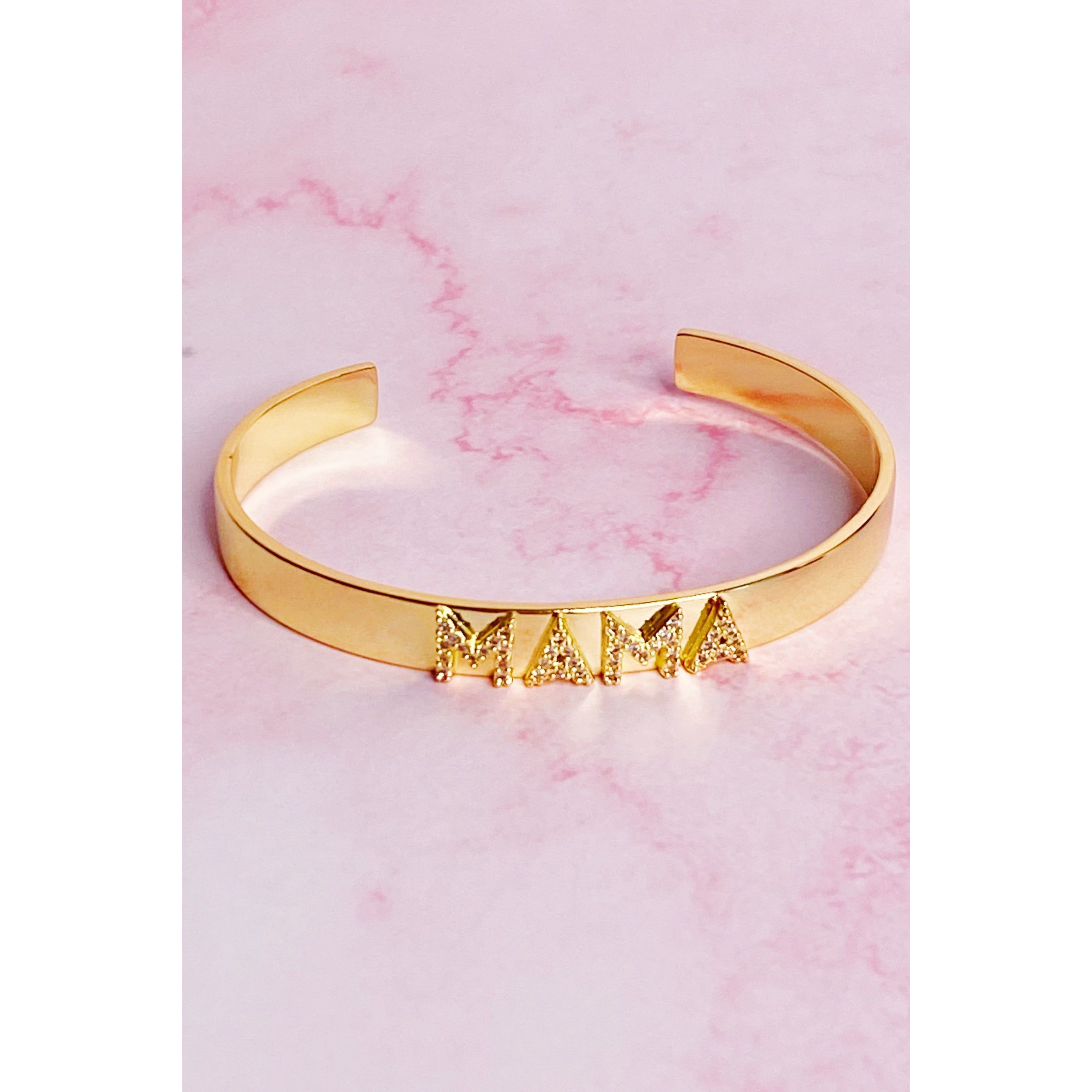 Mama Open Bangle Bracelet
