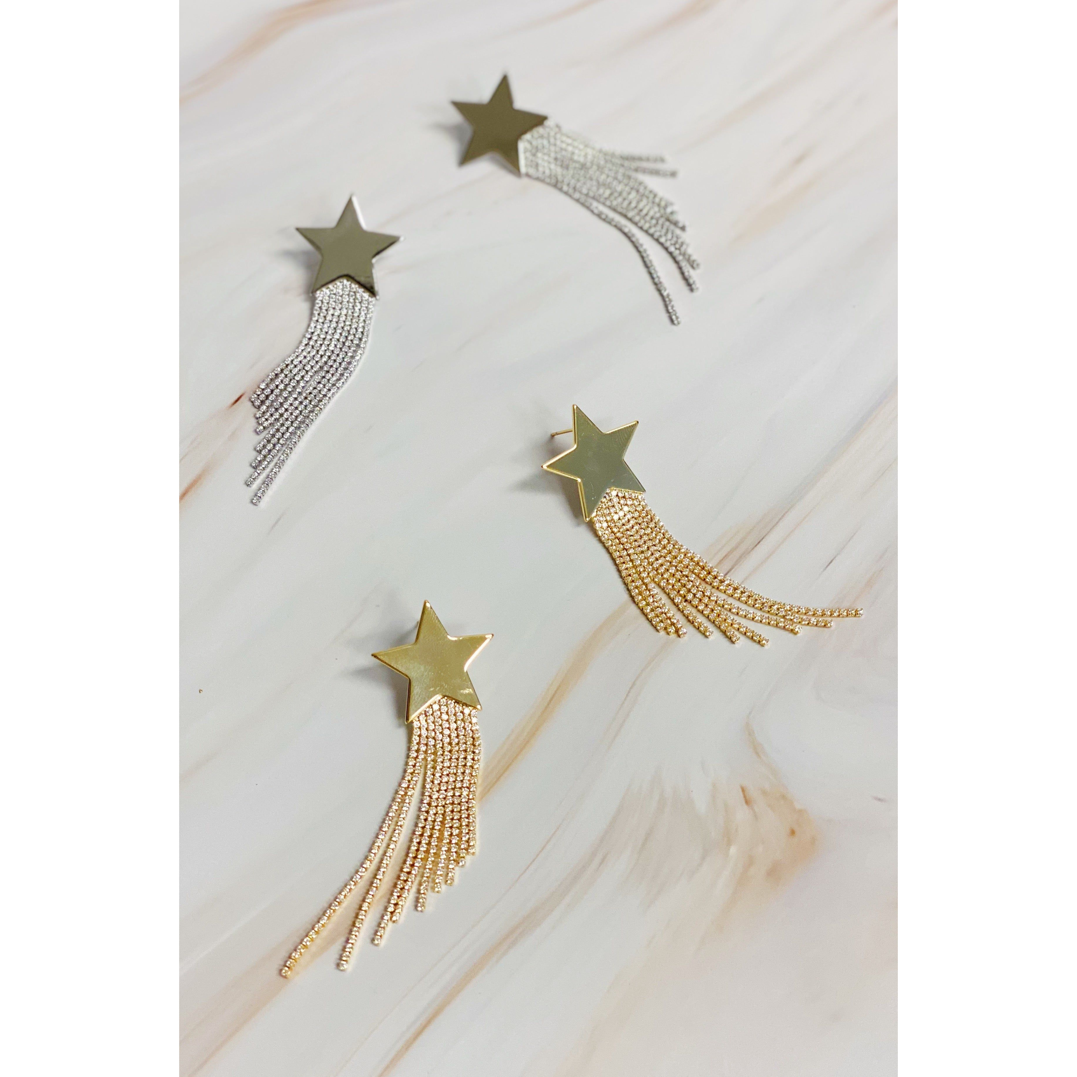 Star Shine Cascade Earrings