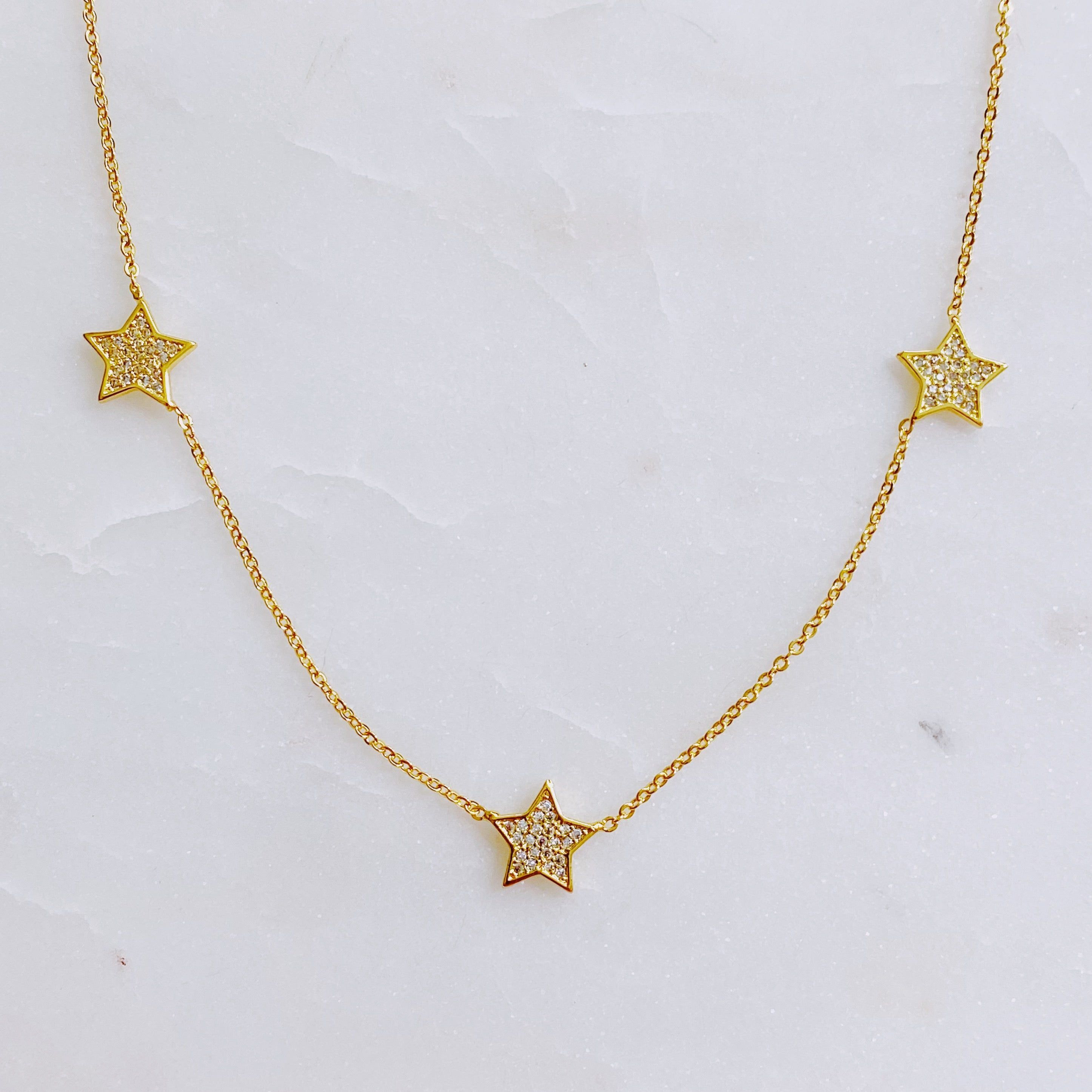 Stars In Greek Island Necklace