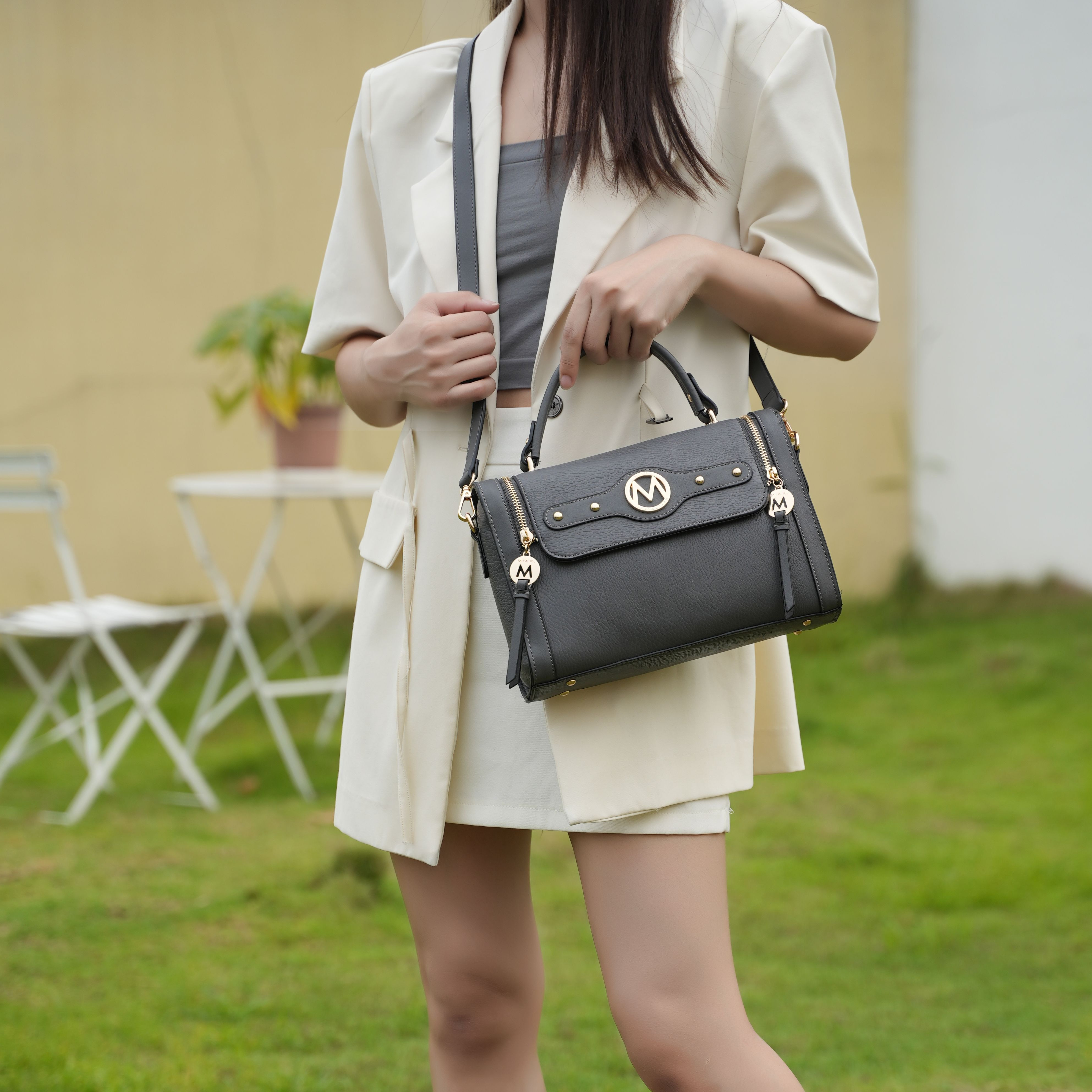 MKF Collection Layla Women Shoulder Bag Vegan Leather By Mia K