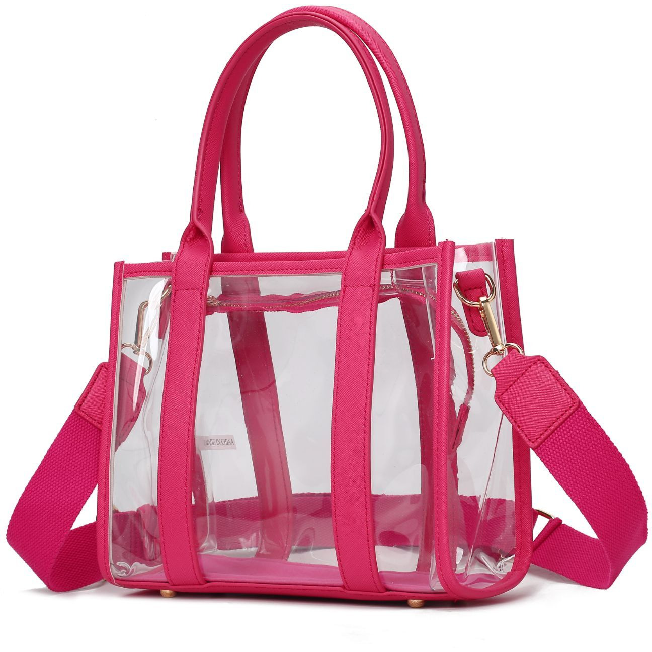 MKF Collection Tatiana Women Clear Bag Women Tote bag Handbag By Mia K