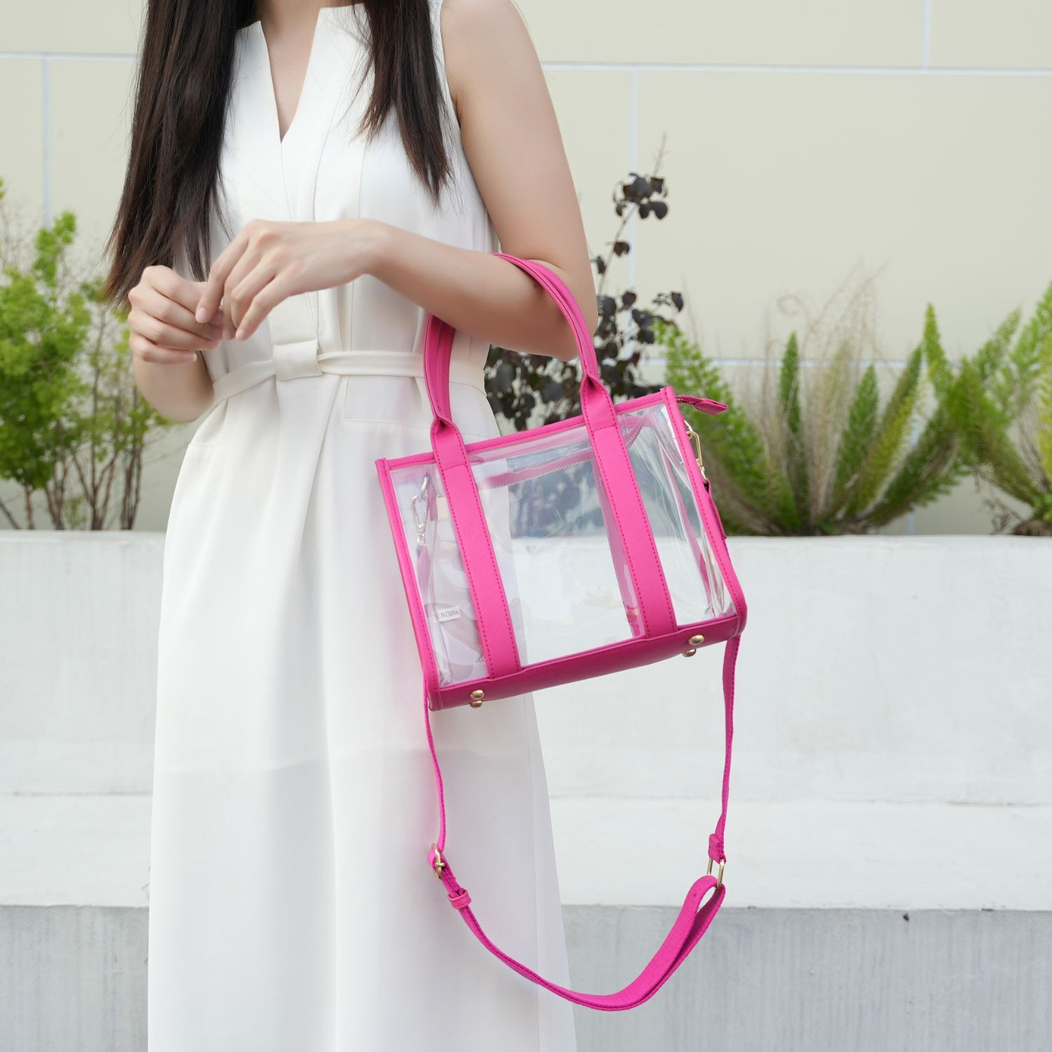 MKF Collection Tatiana Women Clear Bag Women Tote bag Handbag By Mia K