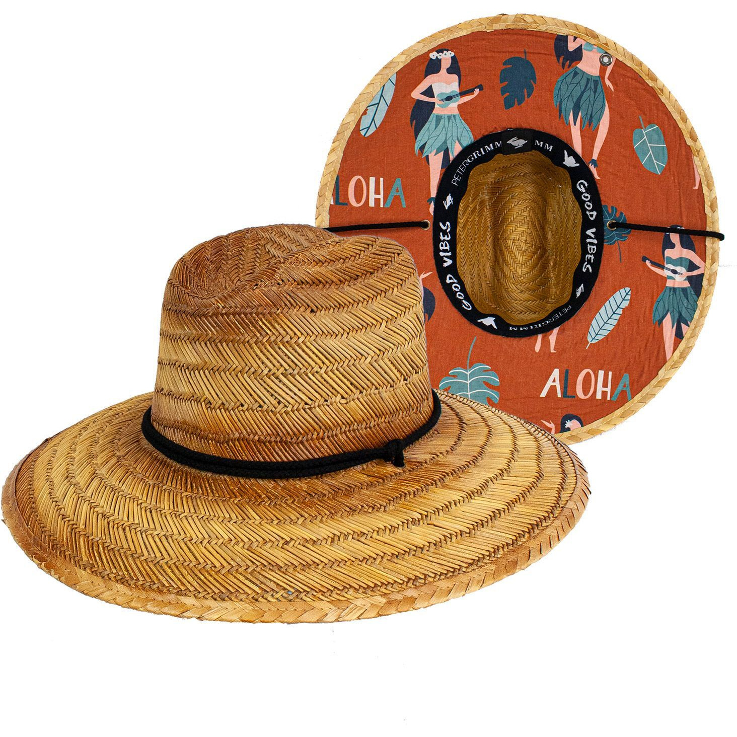 Ballerina Straw Lifeguard Hat